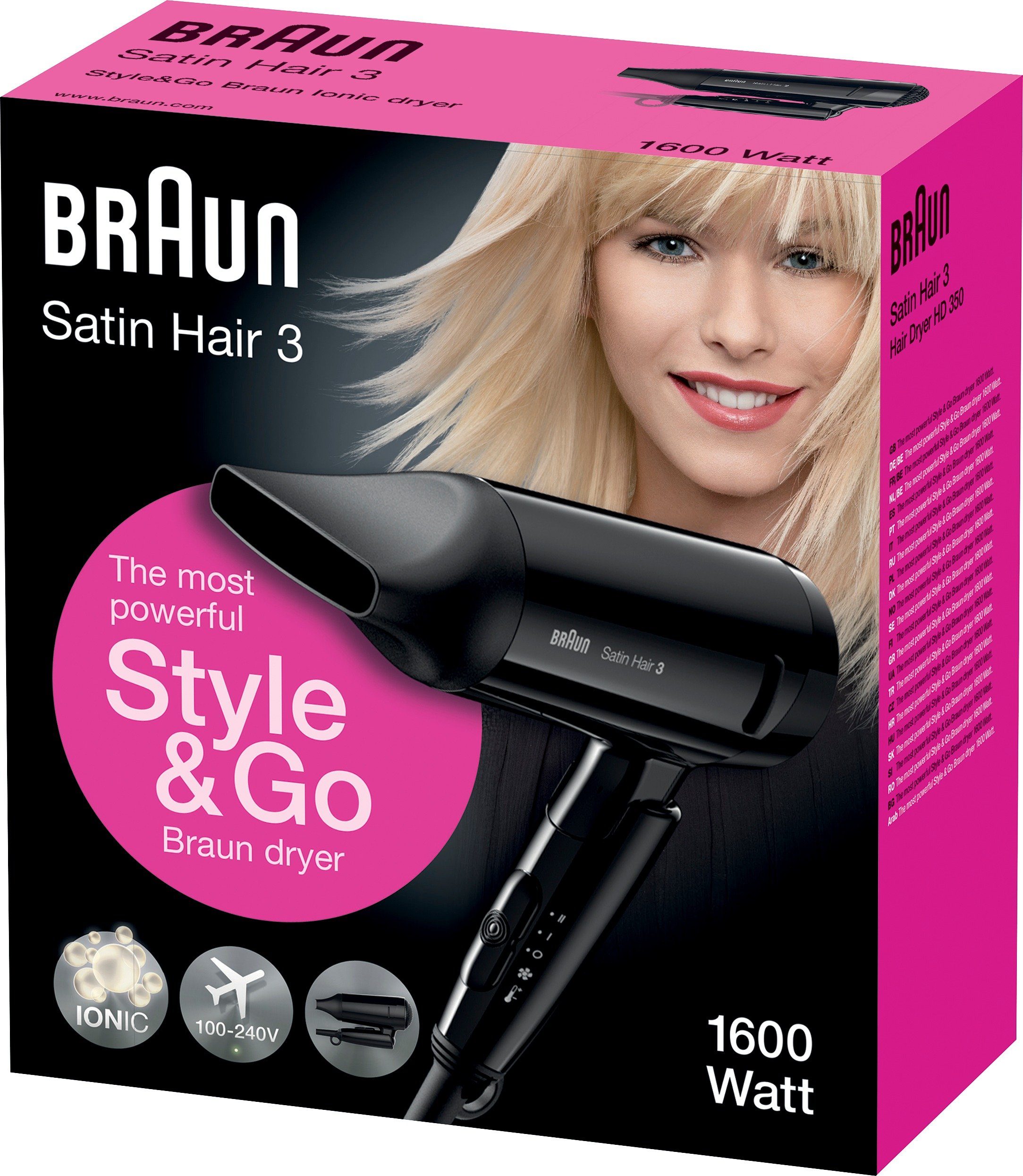 Braun Reisföhn Braun Satin Hair 3 Style & Go