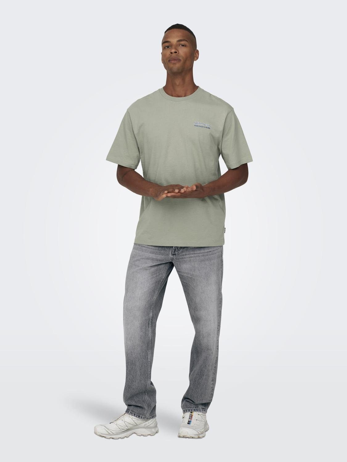 ONLY & SONS Regular fit jeans ONSEDGE STRAIGHT BROMO 0017 DOT DNM NOOS