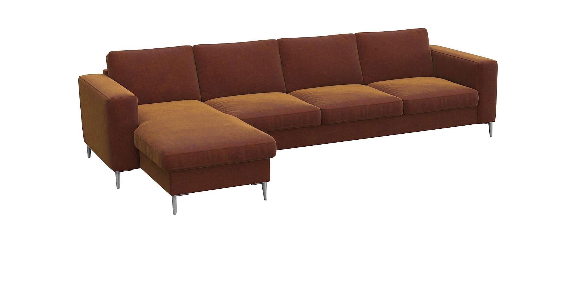 FLEXLUX Hoekbank Fiore, super zitcomfort door koudschuim in de zitting, L-vorm