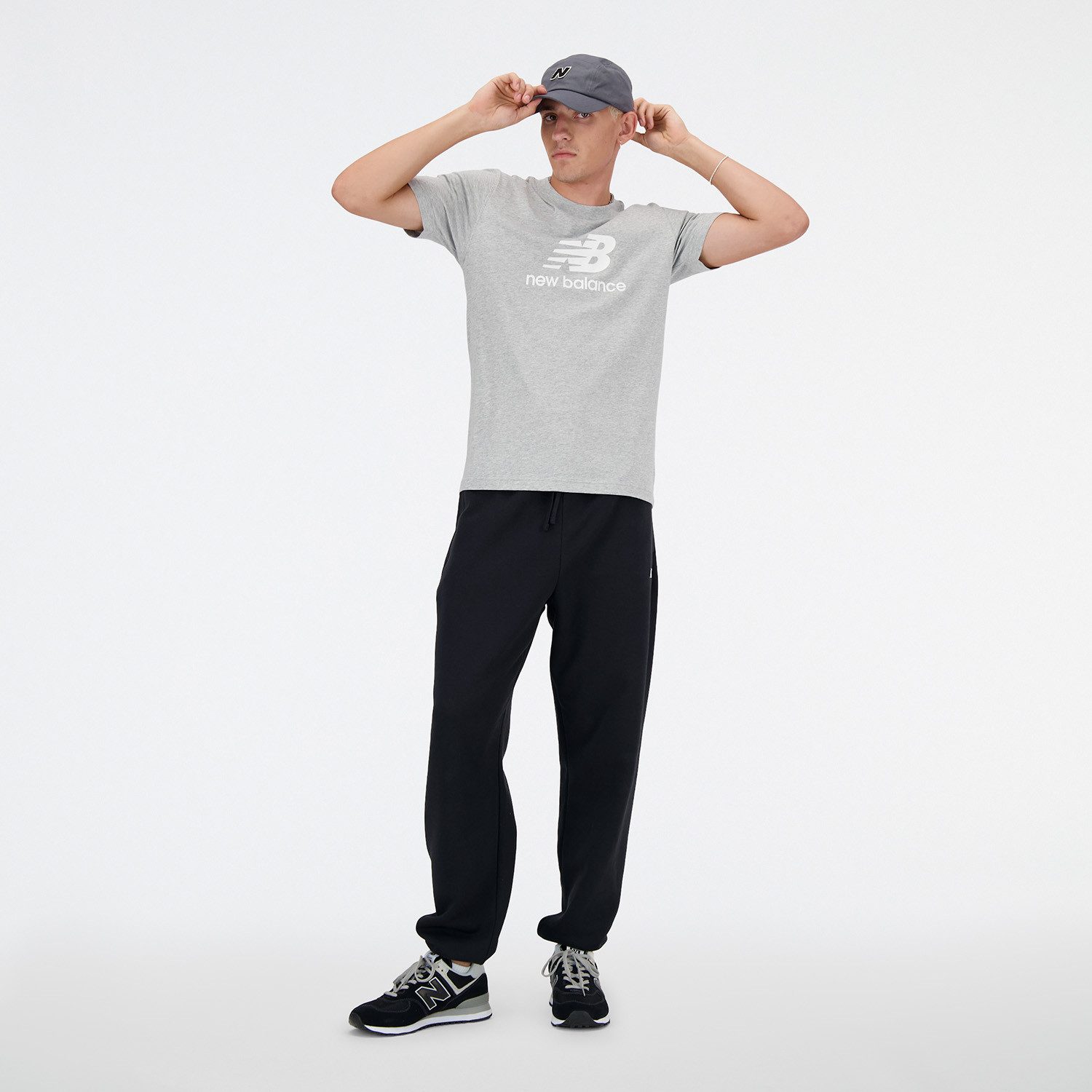 New Balance T-shirt Sport Essentials logo T-shirt NB NAVY
