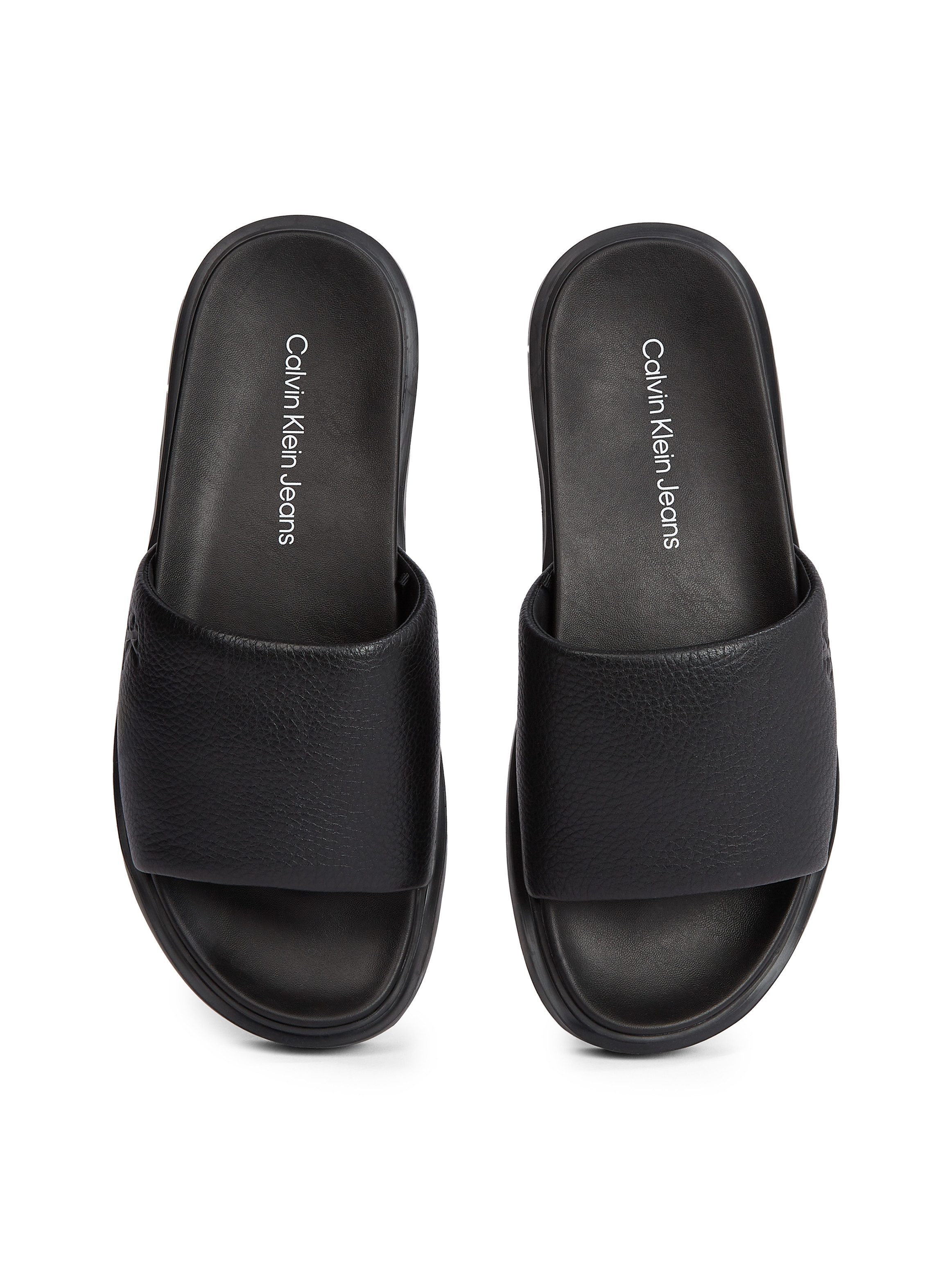 Calvin Klein Slippers FLAT MOLDED SLIDE SANDAL LTH