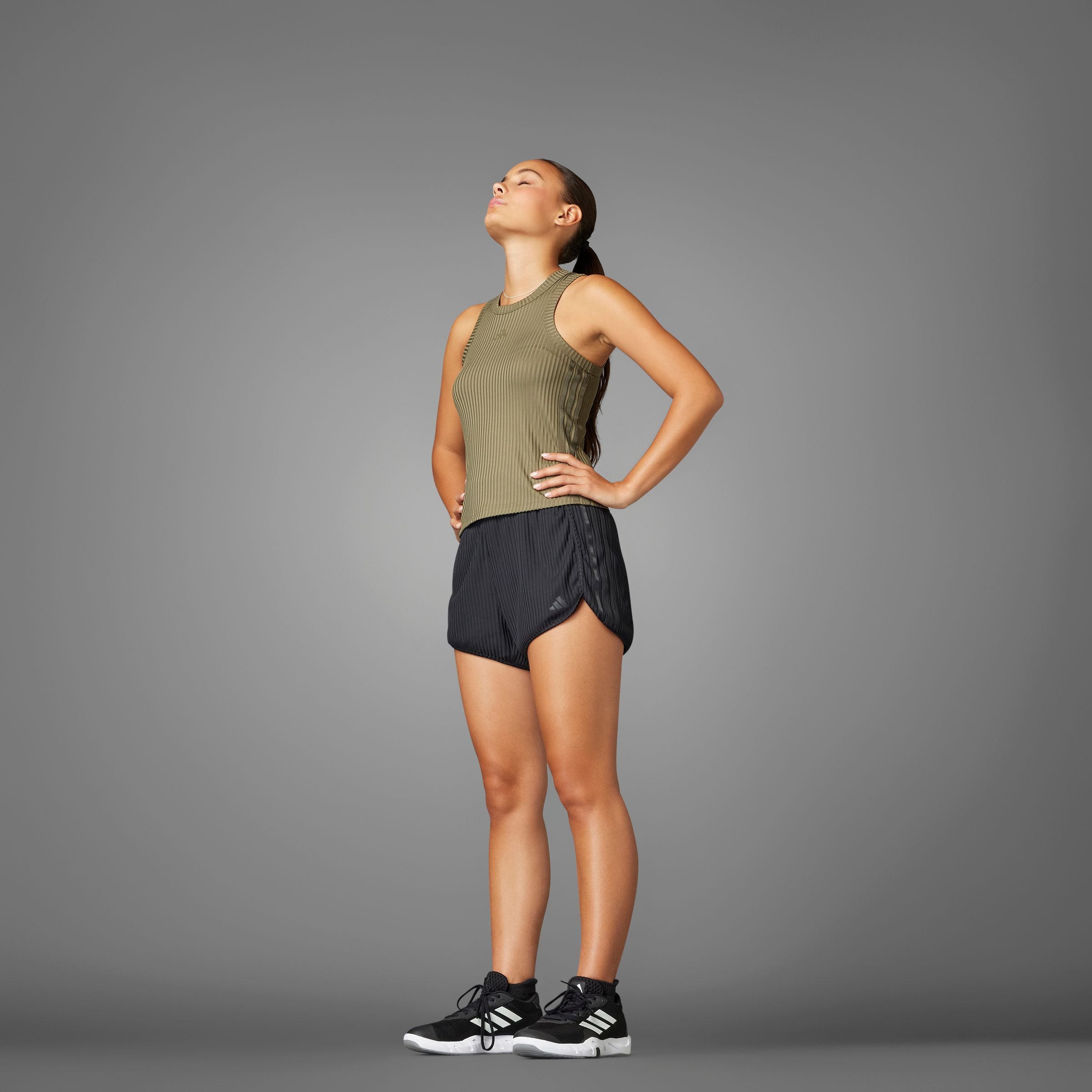 adidas Performance Short PACER RIB SHORT (1-delig)