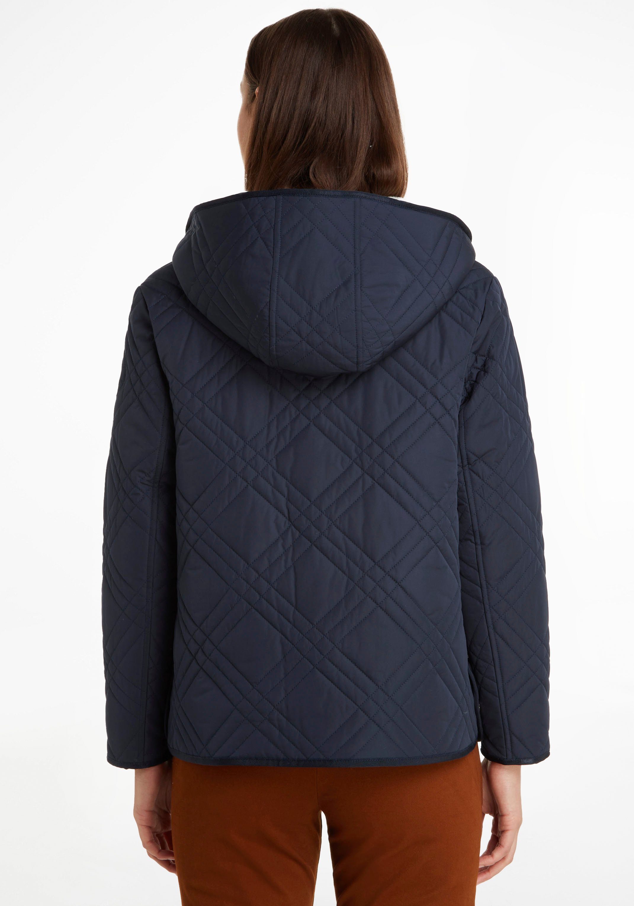 Tommy Hilfiger Gewatteerde jas met merklabel