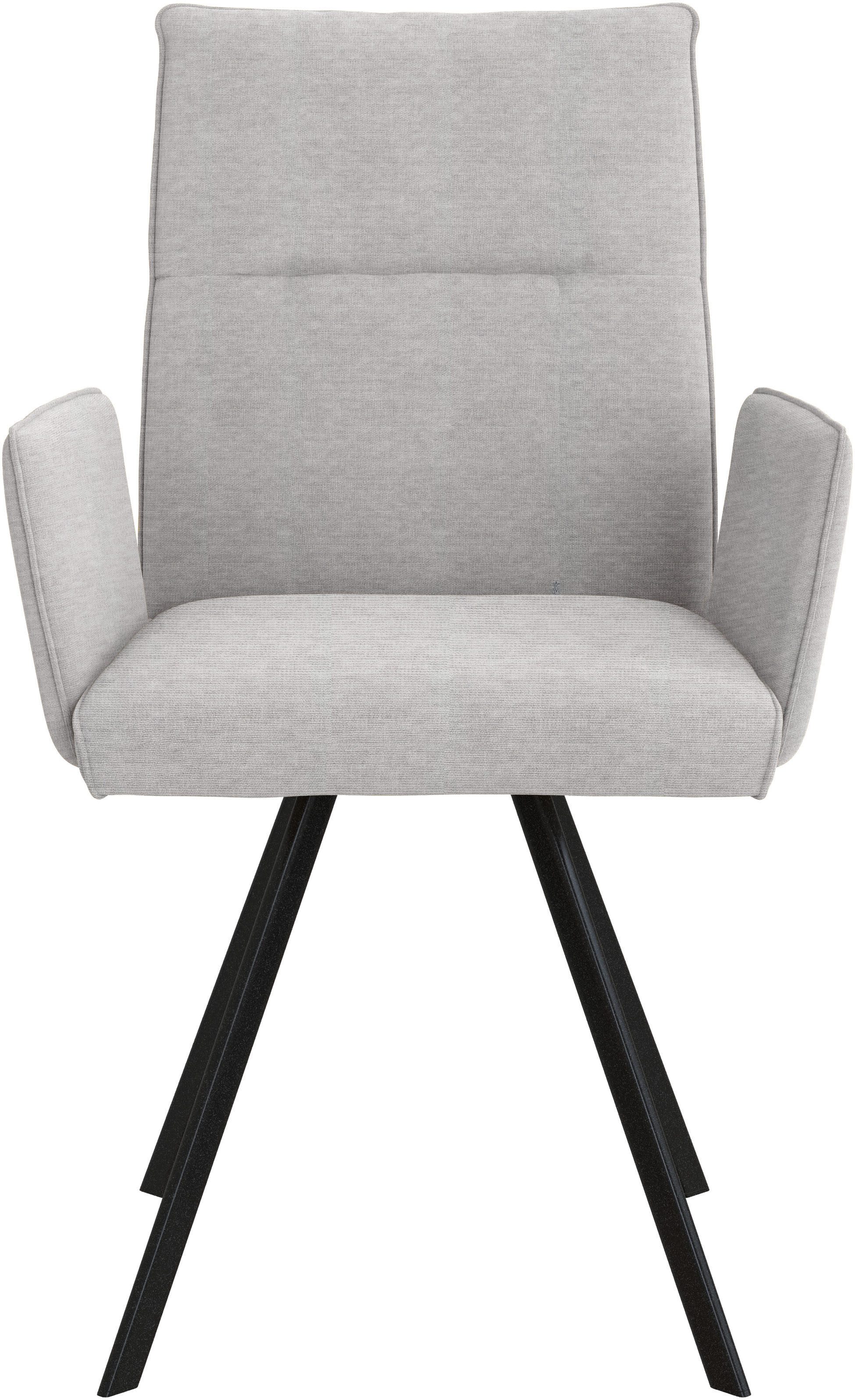 Home affaire Stoel met armleuningen Sava Metalen frame (set, 2 stuks)