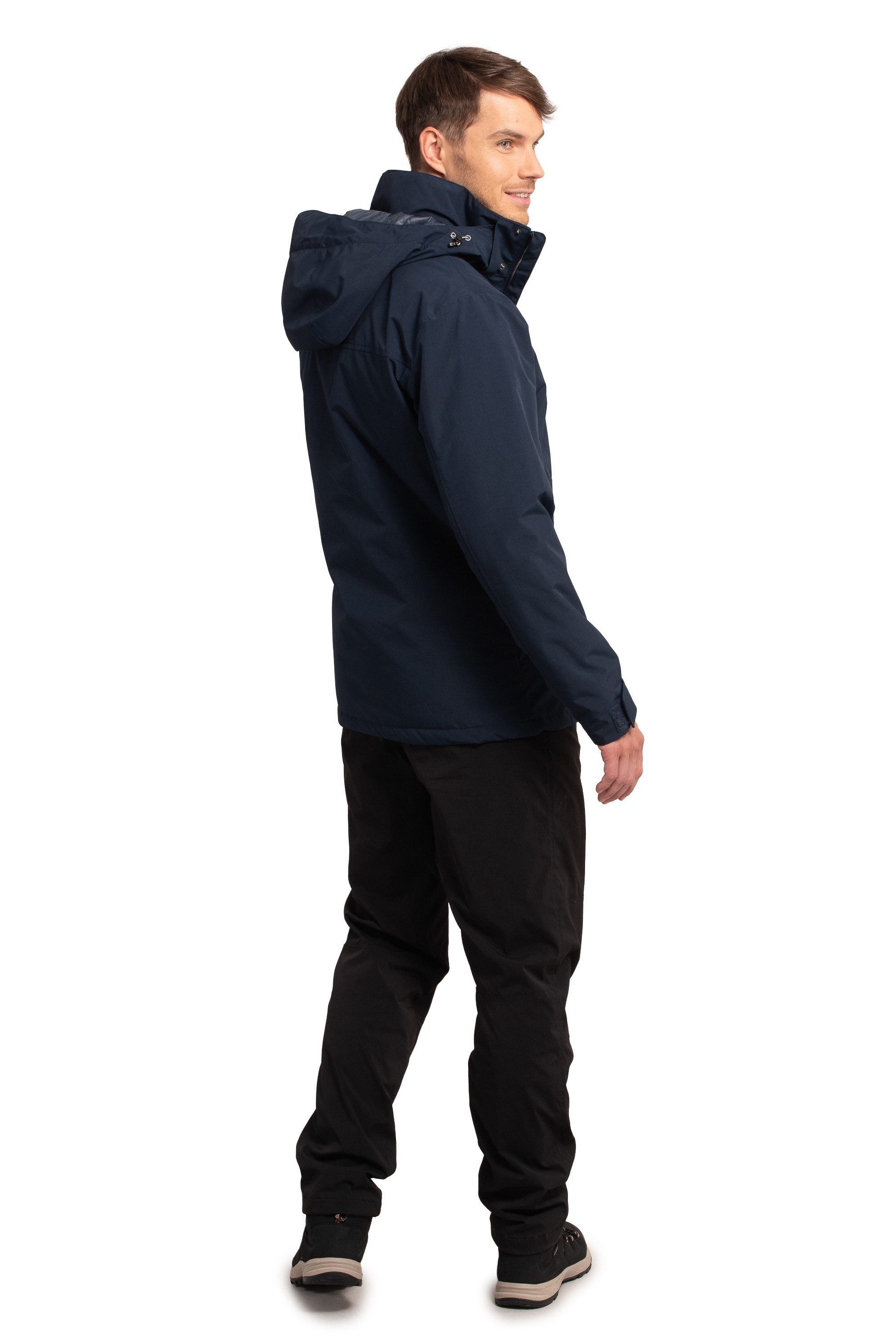 Icepeak Functioneel jack ALSTON met logo-teksten aan de capuchonkoord