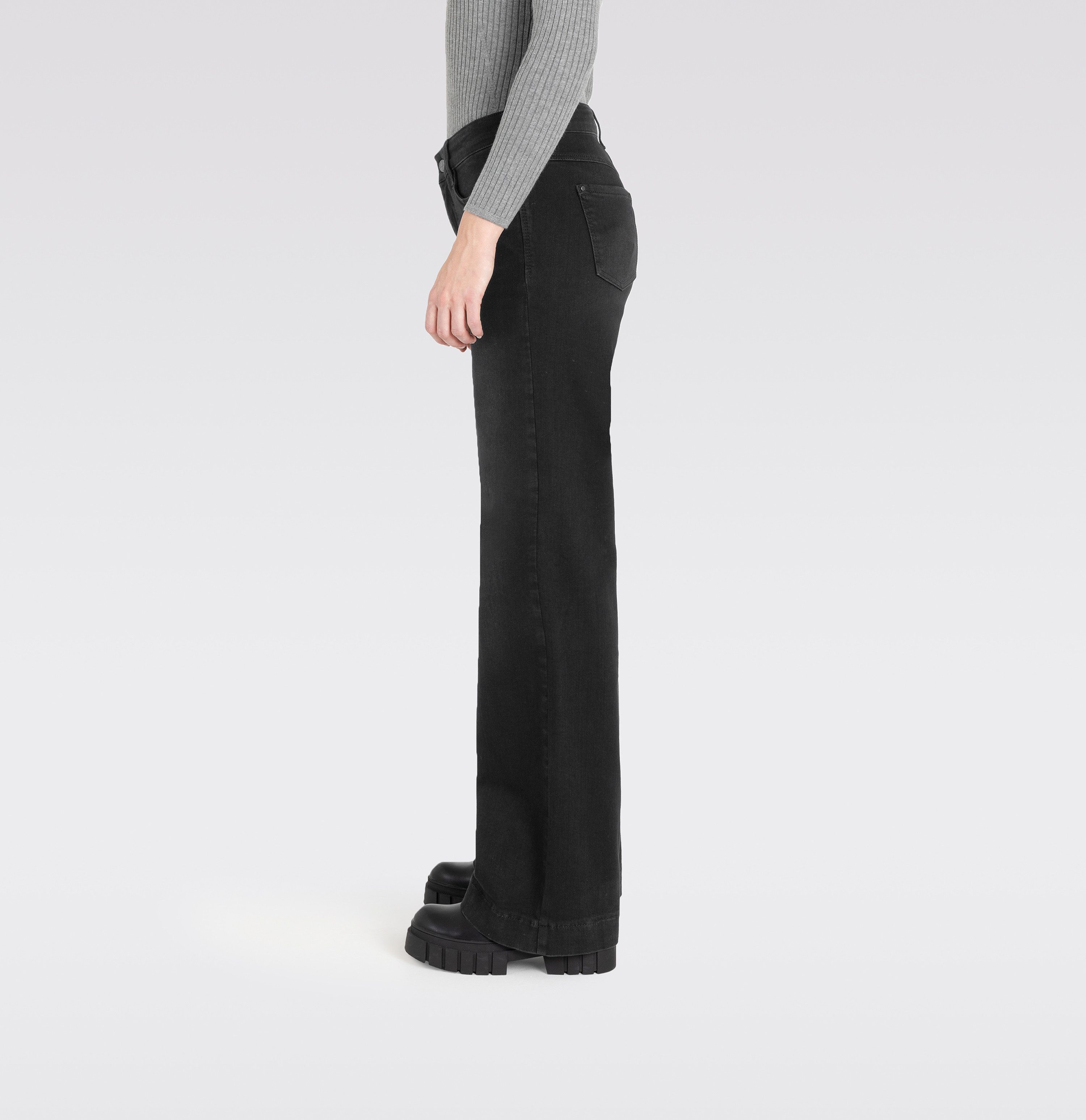 MAC Wijde jeans DREAM WIDE met wijde broekspijp stretch