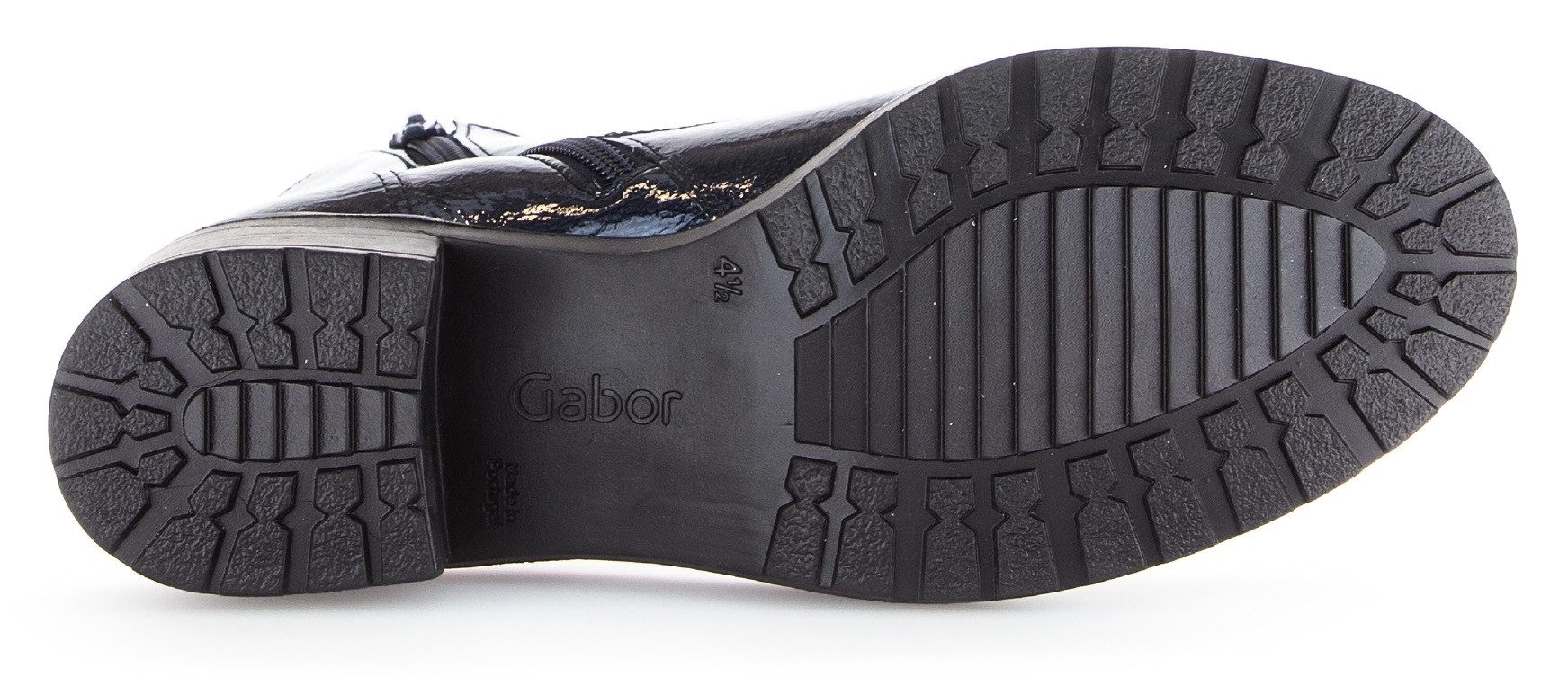 Gabor Veterlaarsjes Tunis blokhak, veterschoenen, comfort schoen met aantrekloop, g-breedte