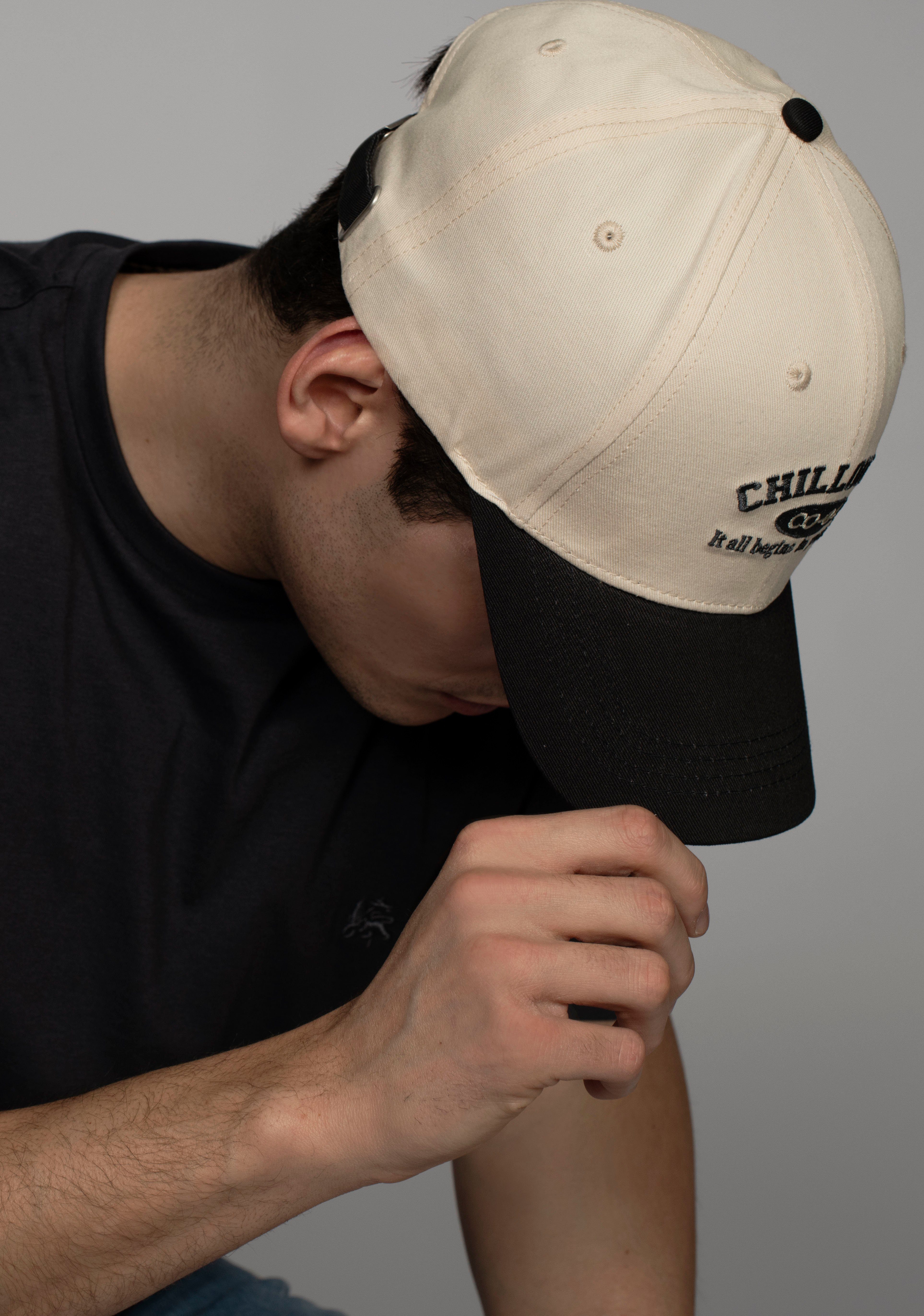 chillouts Baseball pet met gekleurde klep
