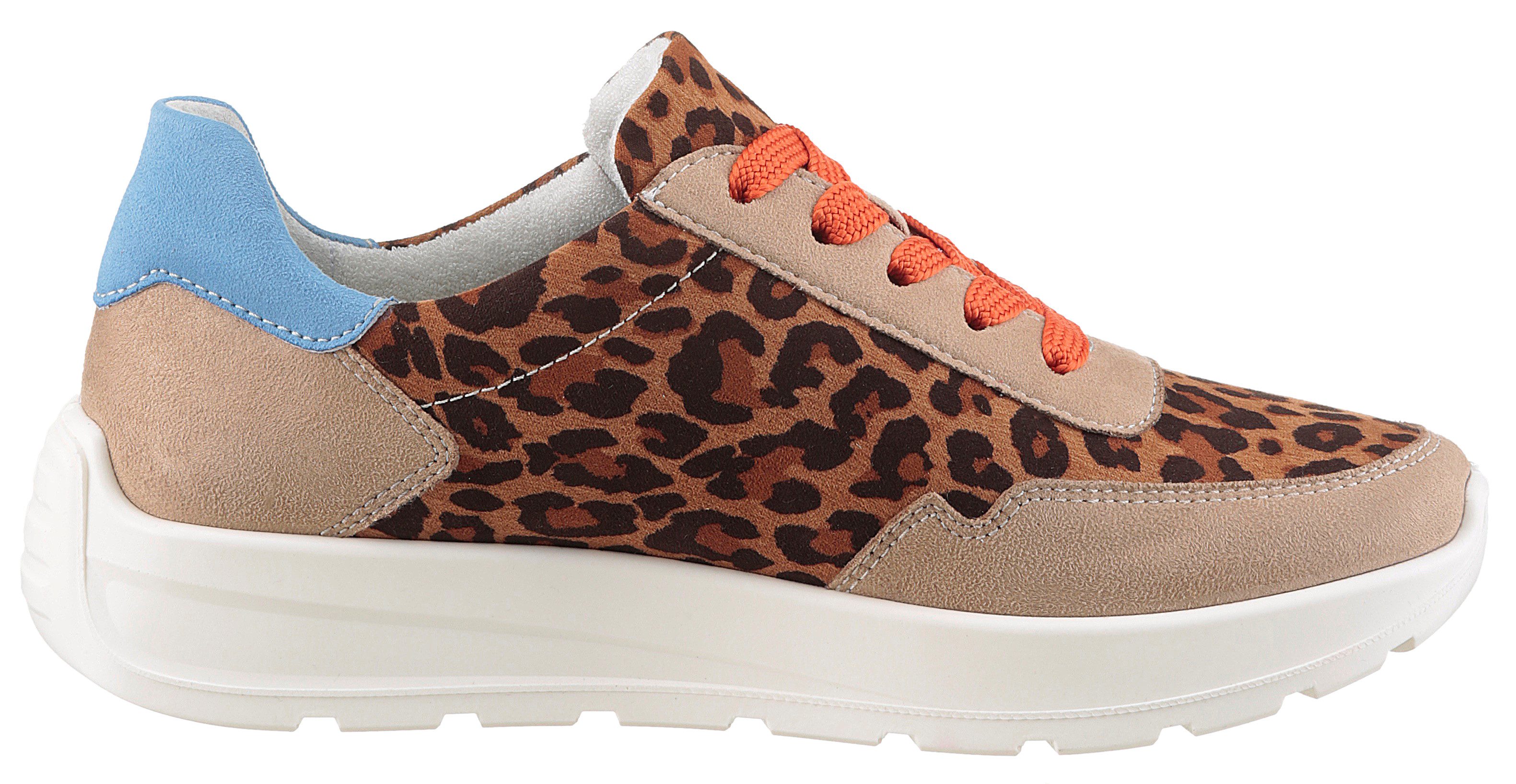 Ara Sneakers met sleehak New York , wig sneaker, veterschoen in comfortwijdte h (= zeer breed)