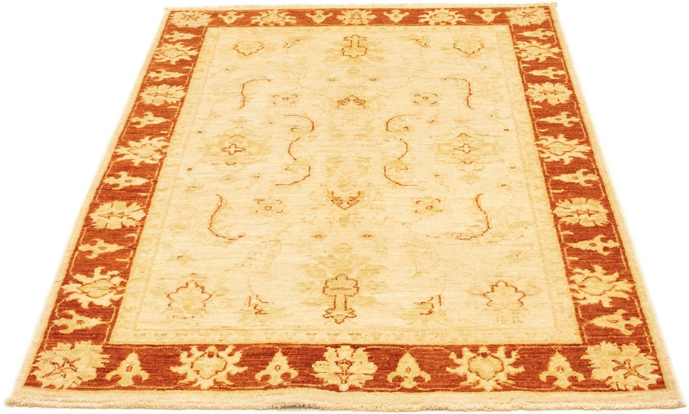 morgenland Wollen kleed Ziegler vloerkleed met de hand geknoopt beige