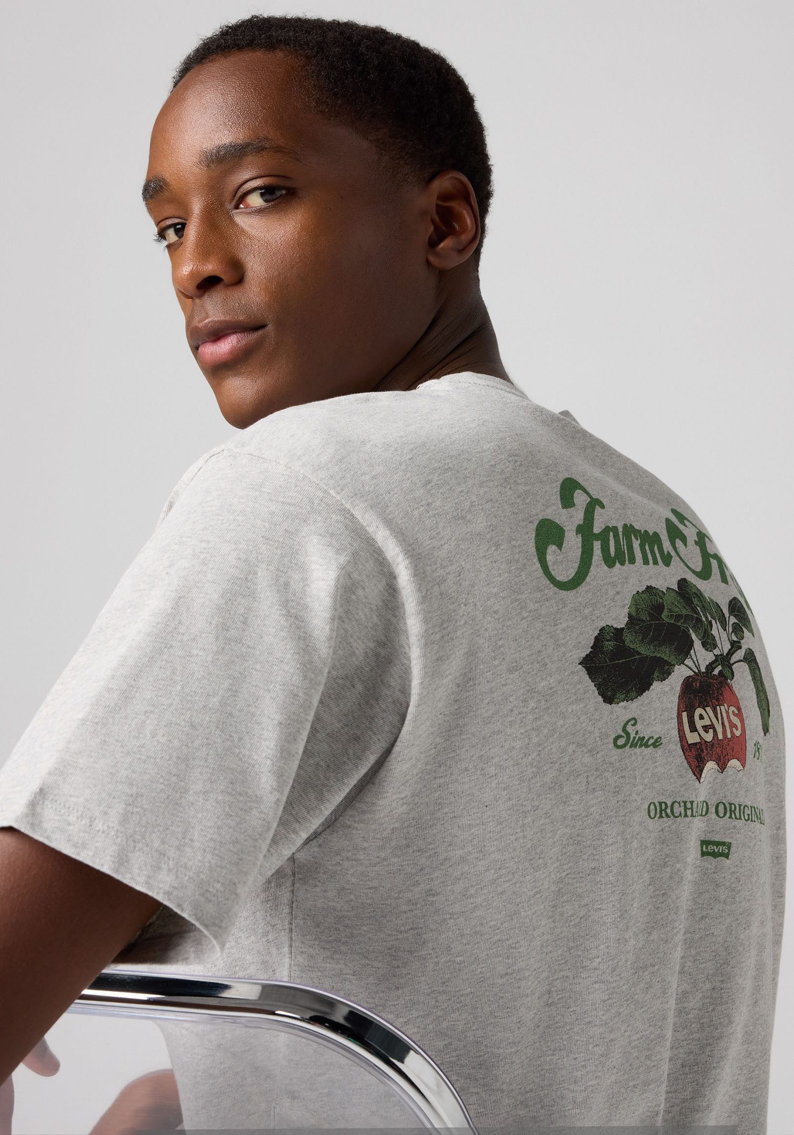 Levi's® T-shirt SEVINTAGE met logo-patch op de borst