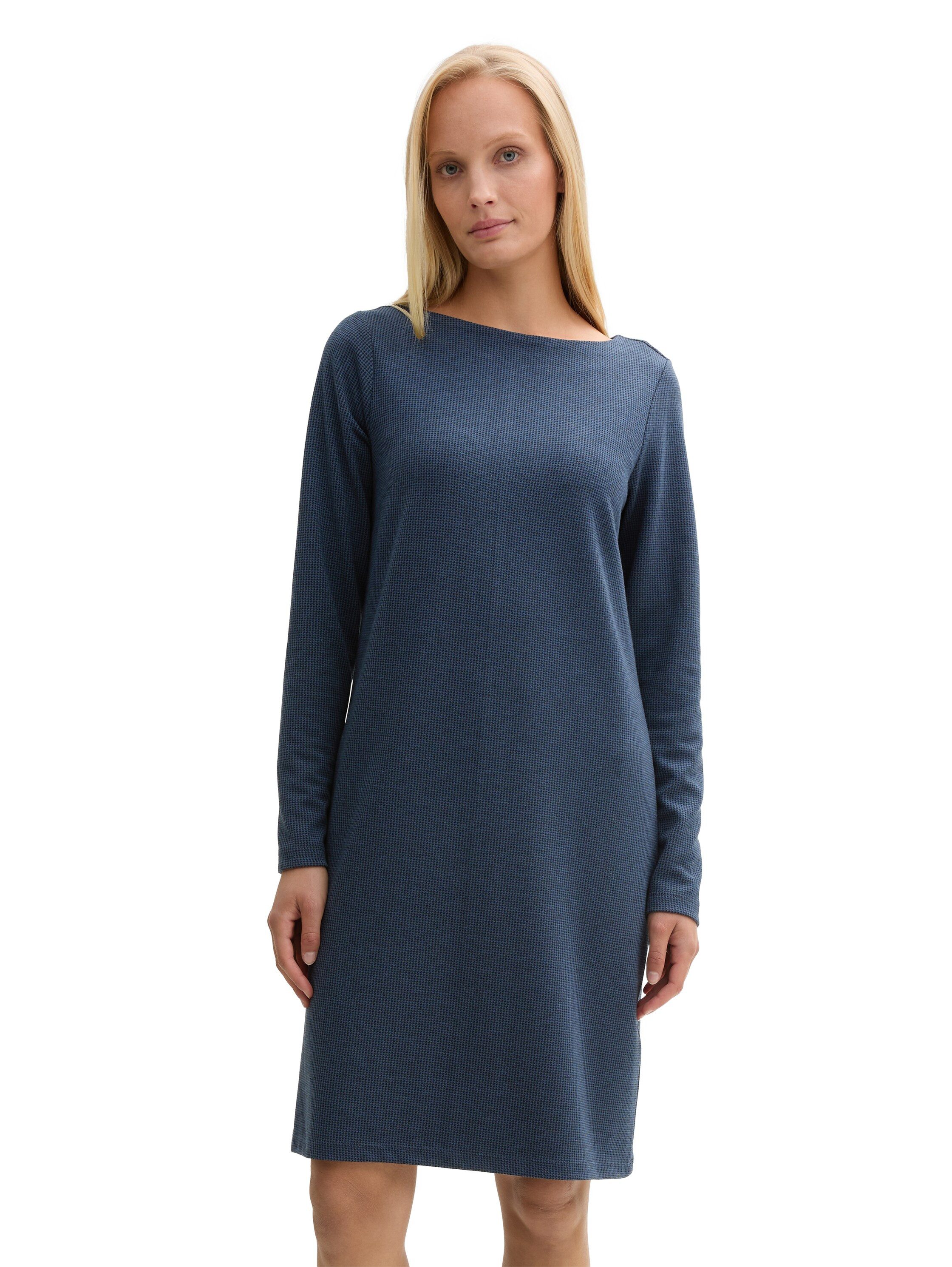 Tom Tailor Midi-jurk met boothals dames midi-jurken maat 34 blauw
