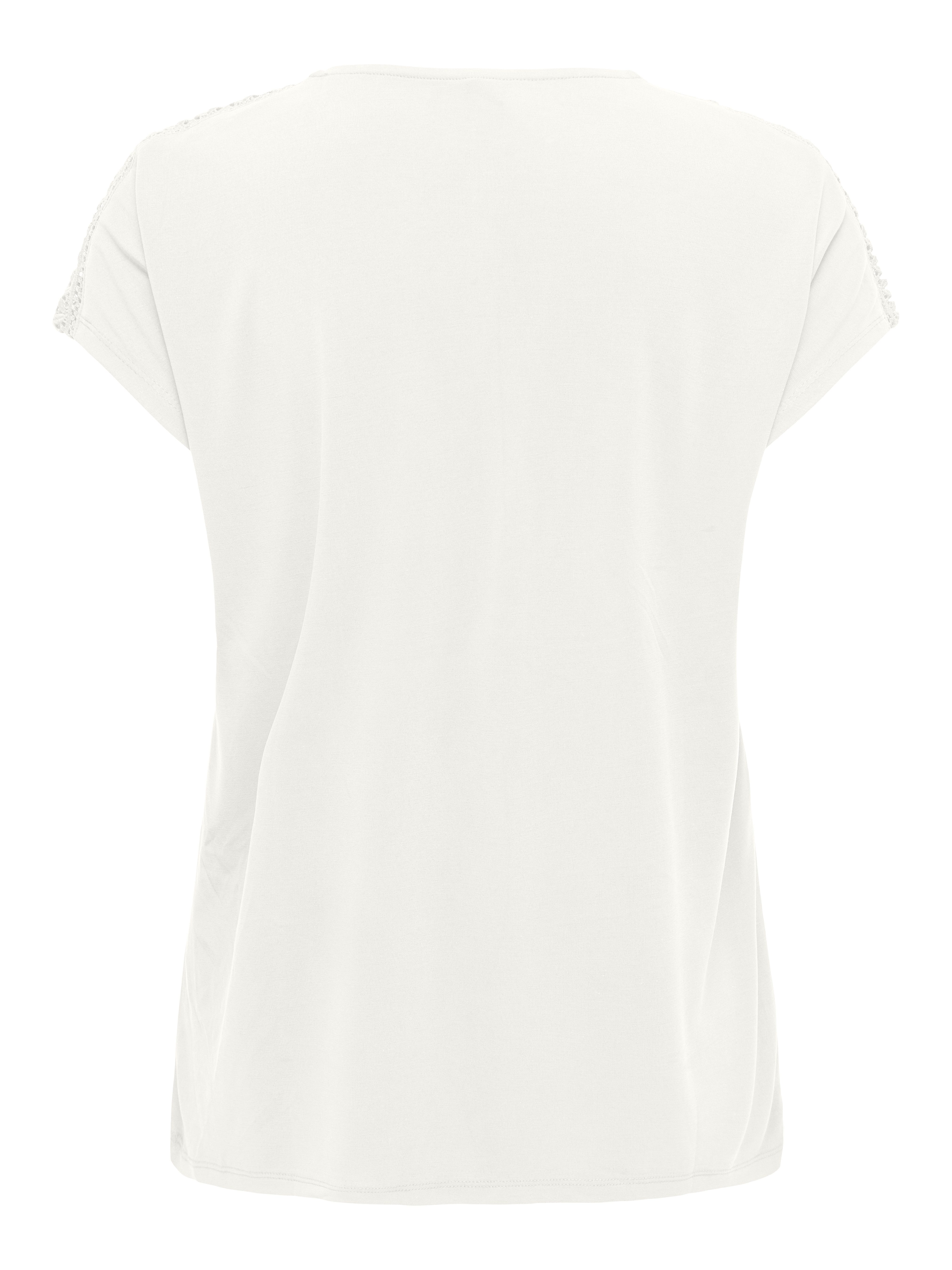 Only Shirt met korte mouwen ONLFREE LIFE CAPSLEEVE LACE TOP JRS