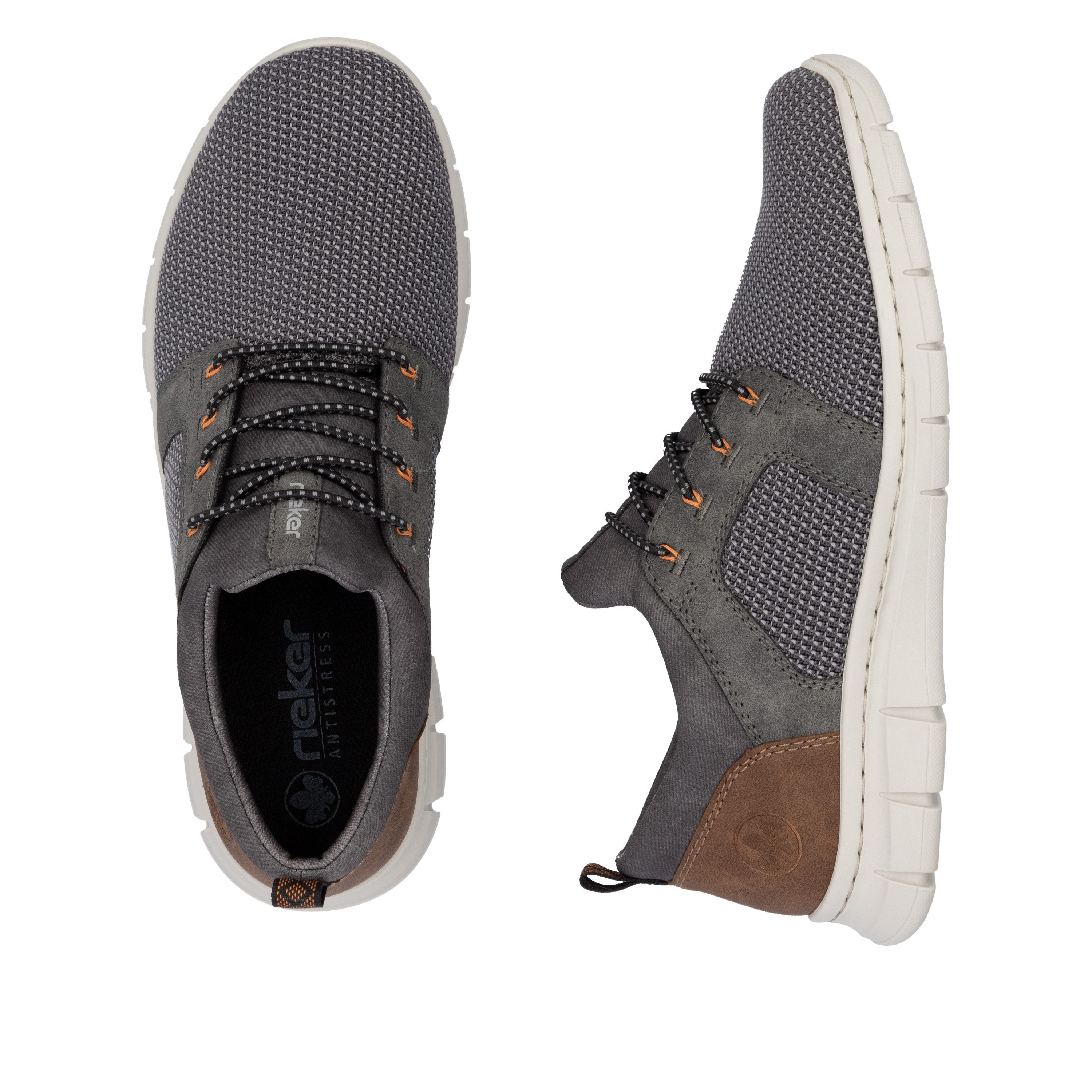 Rieker Slip-on sneakers , instapschoen, lage schoen, vrijetijdsschoen met elastiek, om in te stappen