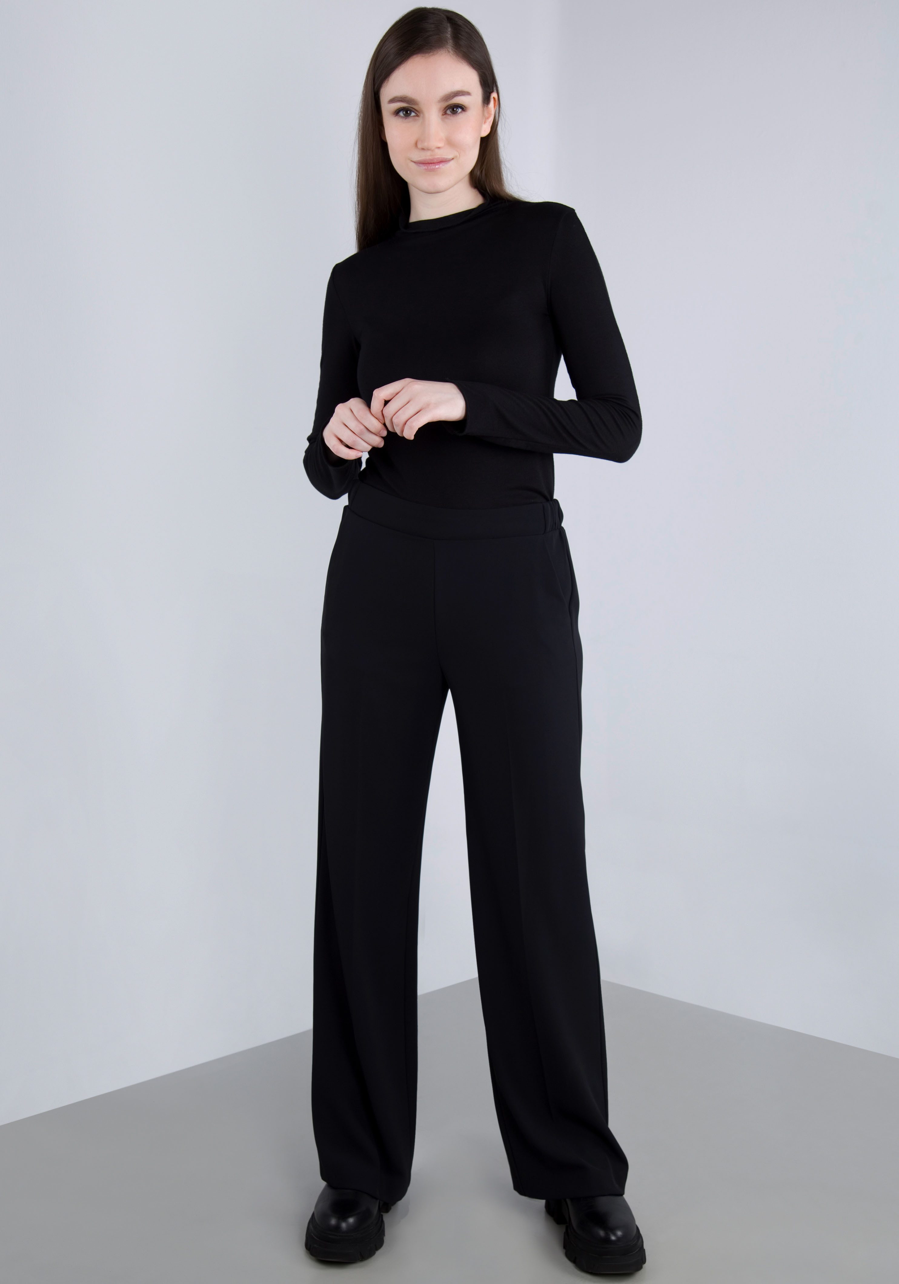 IMPERIAL Comfortbroek met wijde pijpen