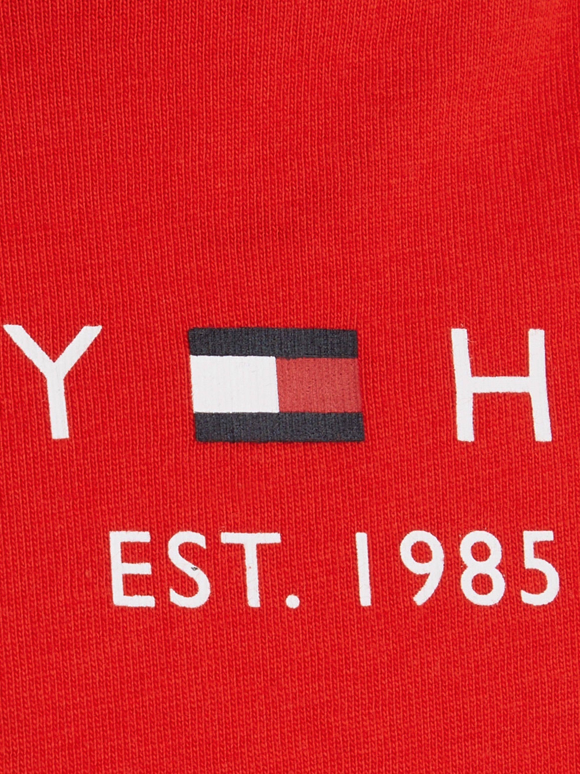 Tommy Hilfiger Shirt met ronde hals ESSENTIAL SWEATPANTS met tommy hilfiger logo-opschrift