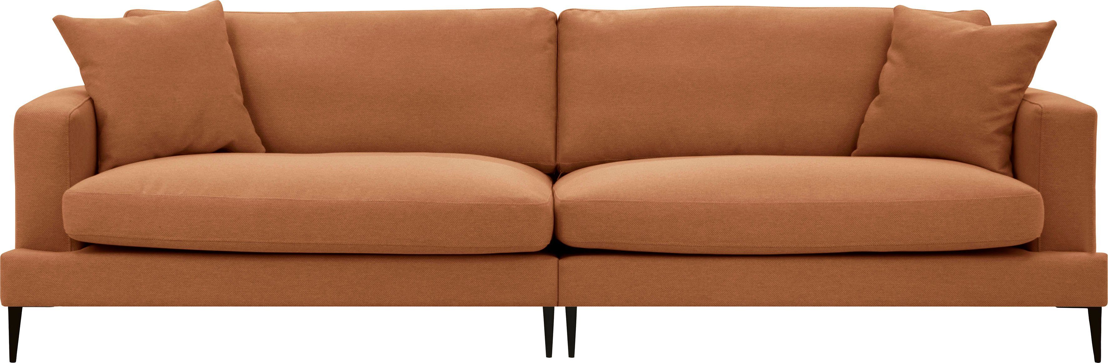 Leonique Megabank Cozy elegante designbank, afmetingen B/D/H: 252/97/80 cm