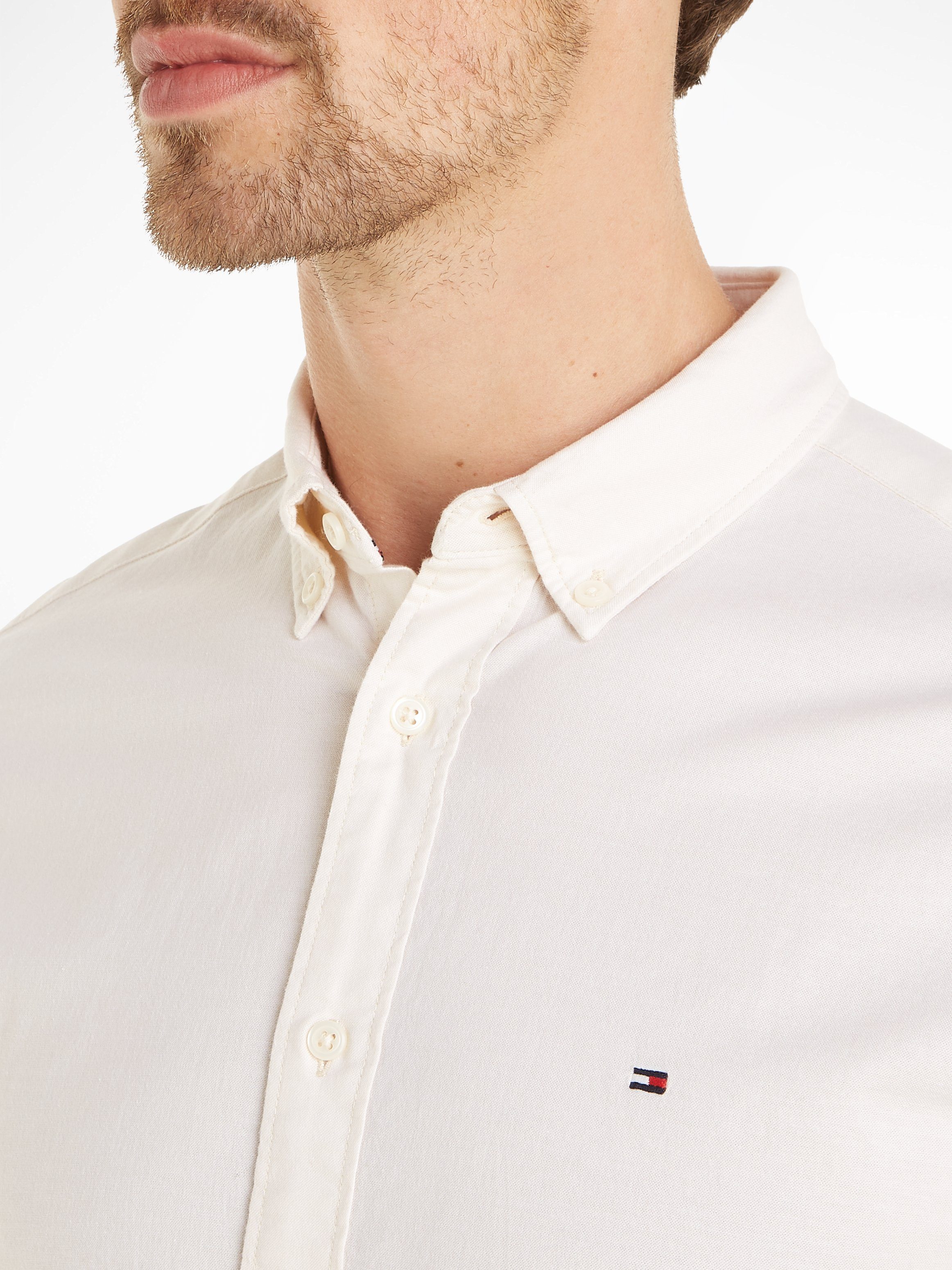 Tommy Hilfiger Overhemd met lange mouwen 1985 FLEX OXFORD RF SHIRT door de collectie uit 1985 geïnspireerd
