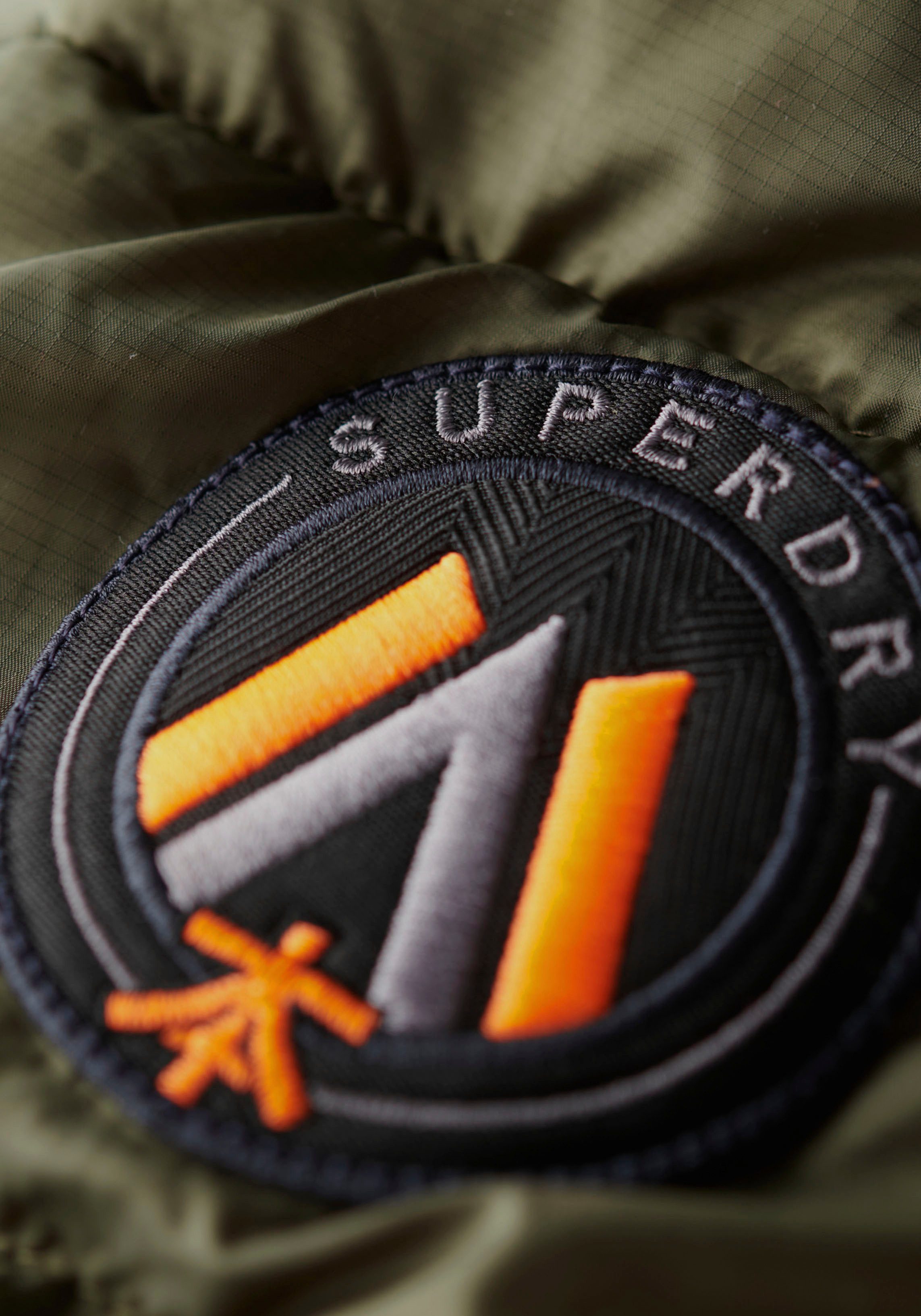 Superdry Gewatteerde jas HOODED FUJI MID GEWATTEERDE JAS