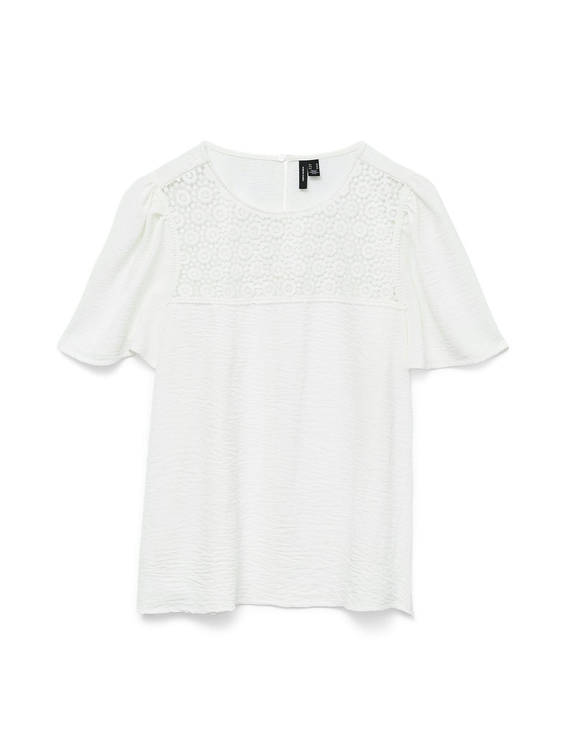 Vero Moda Top VMALVA CROCHET SS TOP WVN GA