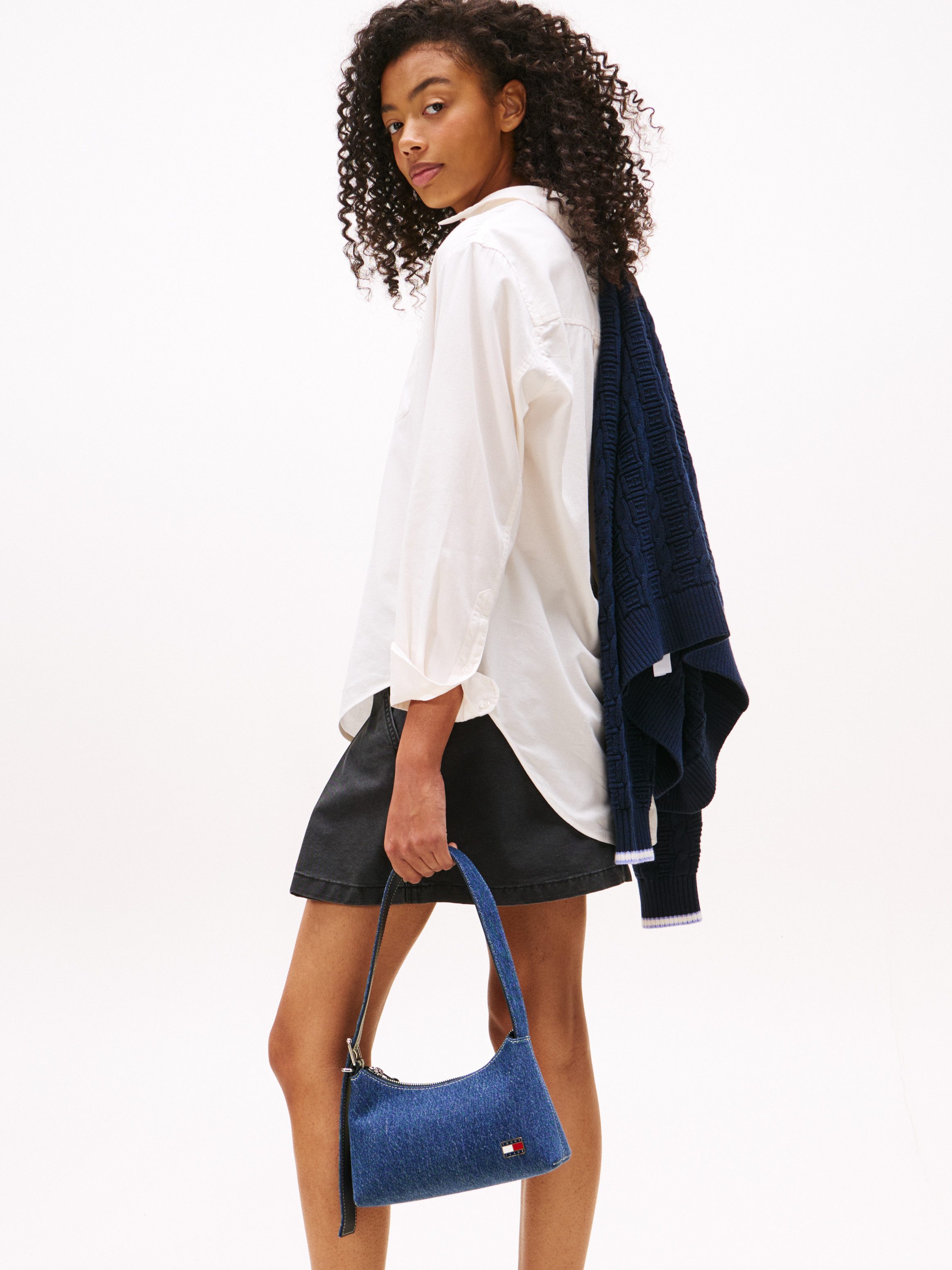TOMMY JEANS Schoudertas TJW COOL DENIM SHOULDER BAG