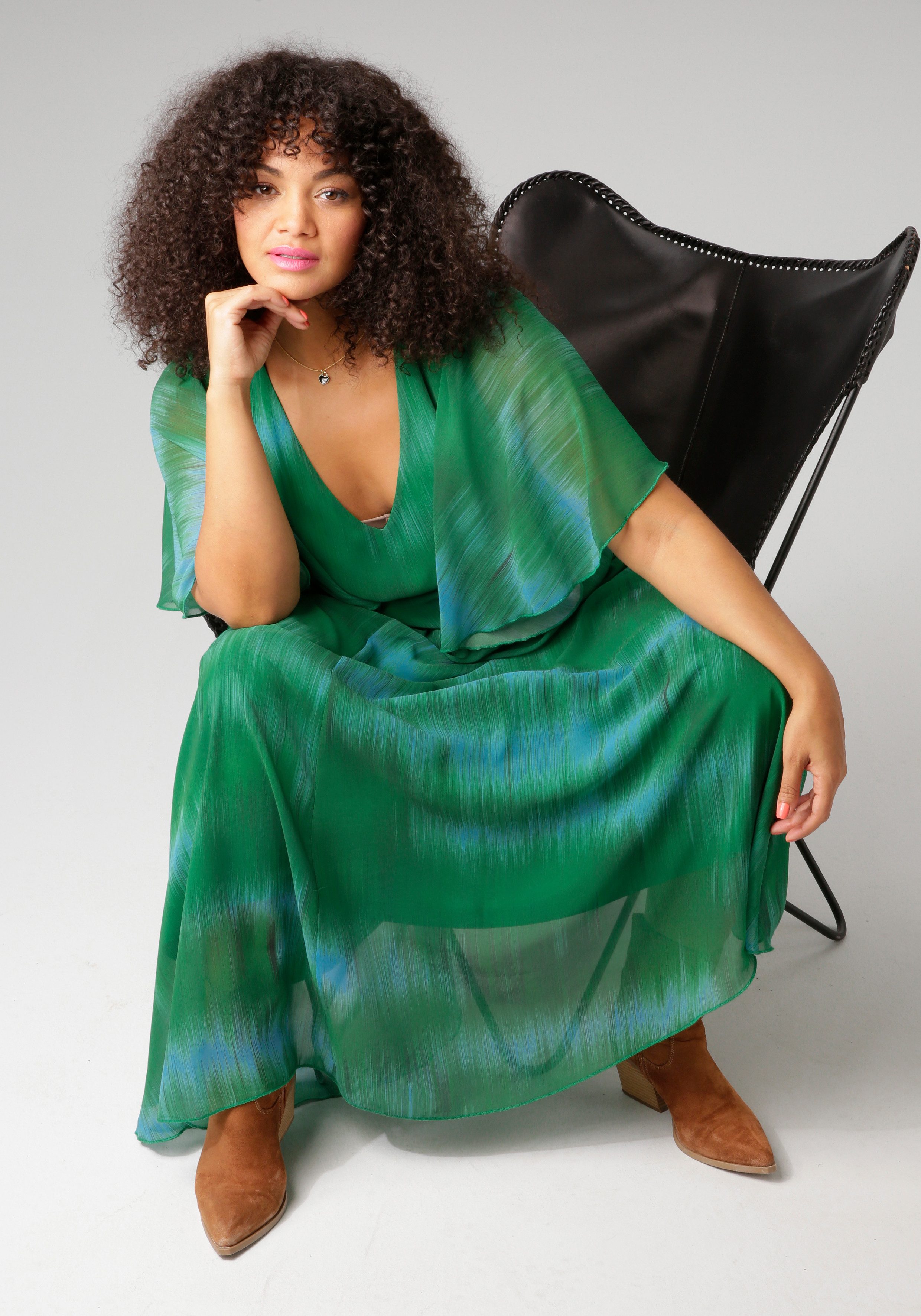 Aniston PLUS Maxi-jurk tijdloos design - nieuwe collectie