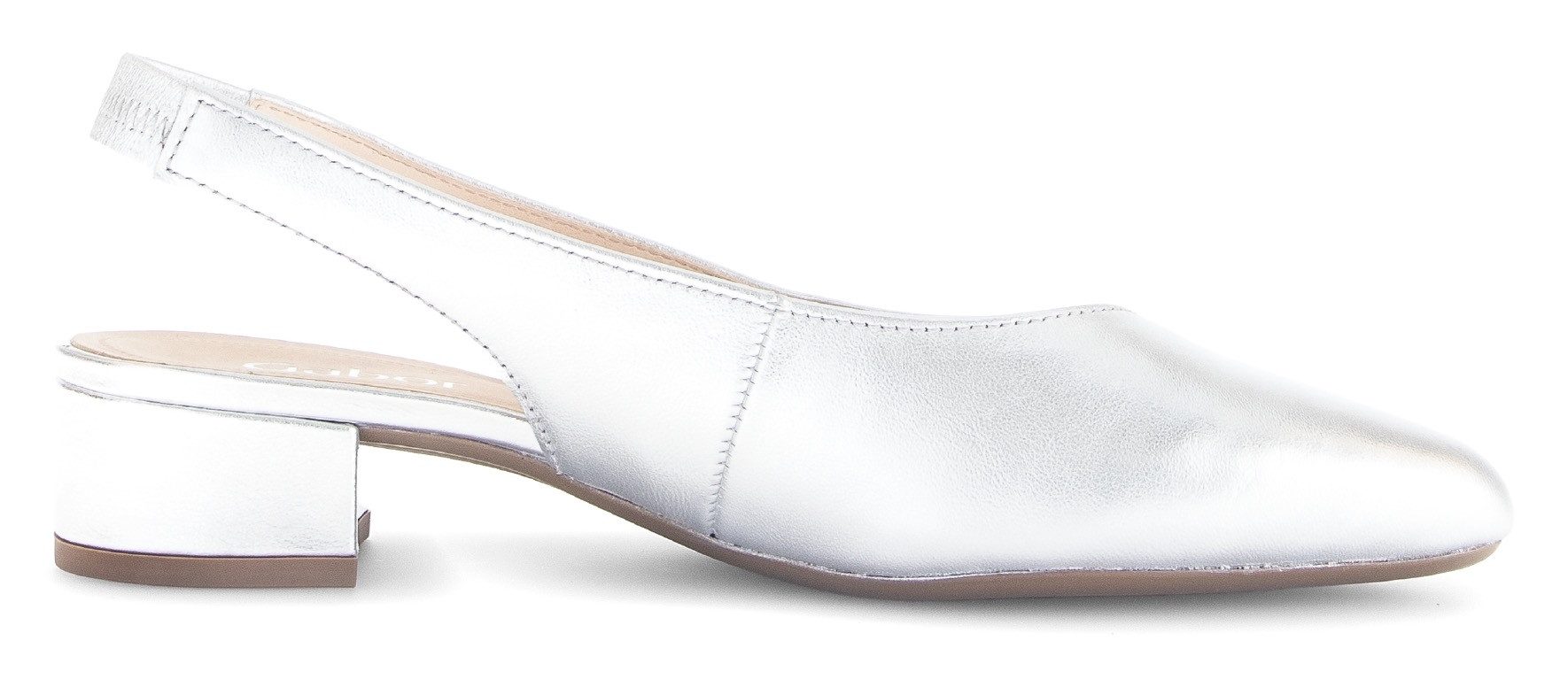 Gabor Slingback pumps , blokhak, feestdagsschoen, avond-schoen met elastische band