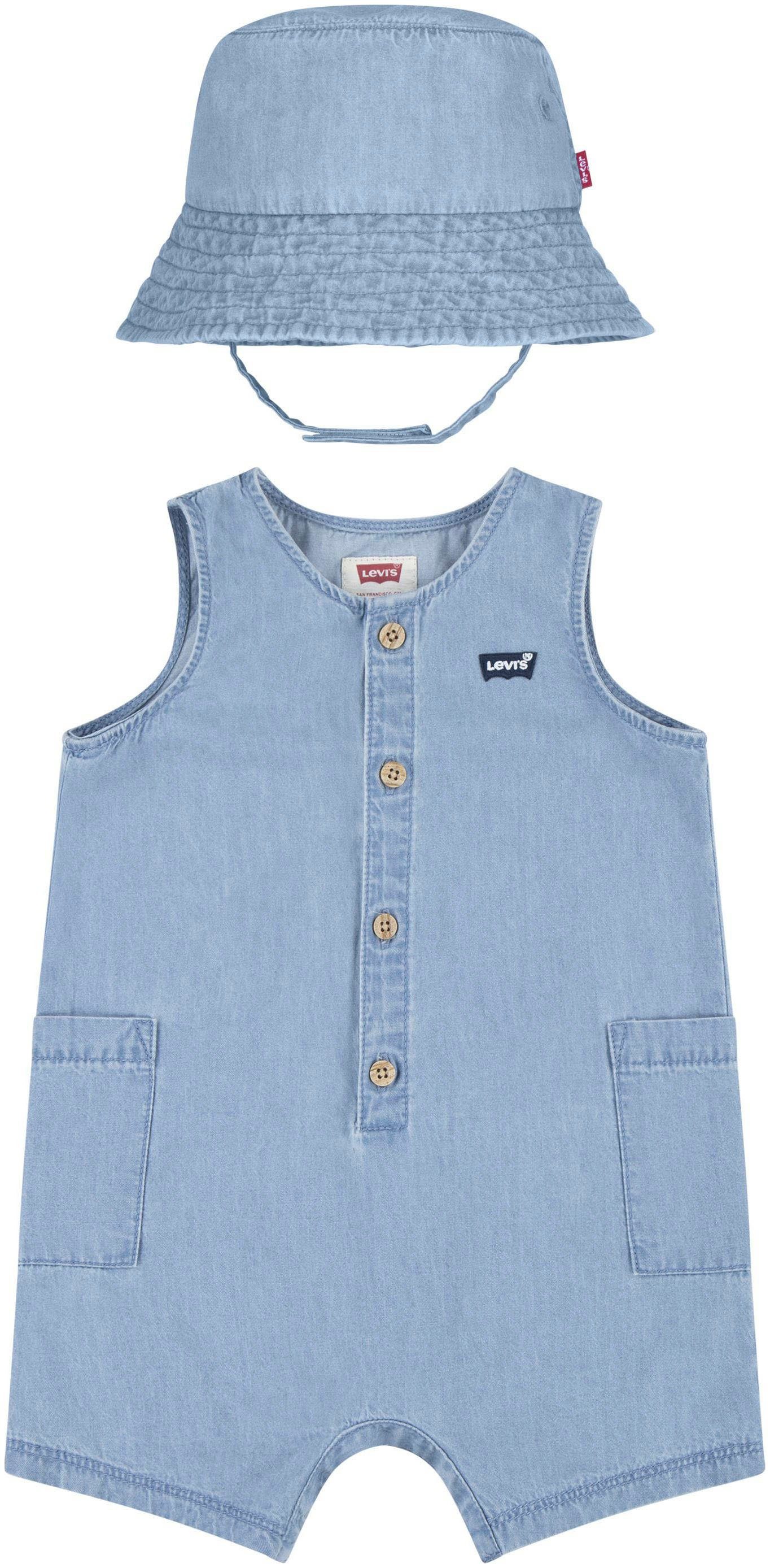 Levi's Kidswear Starterset Romper en hoed voor baby's
