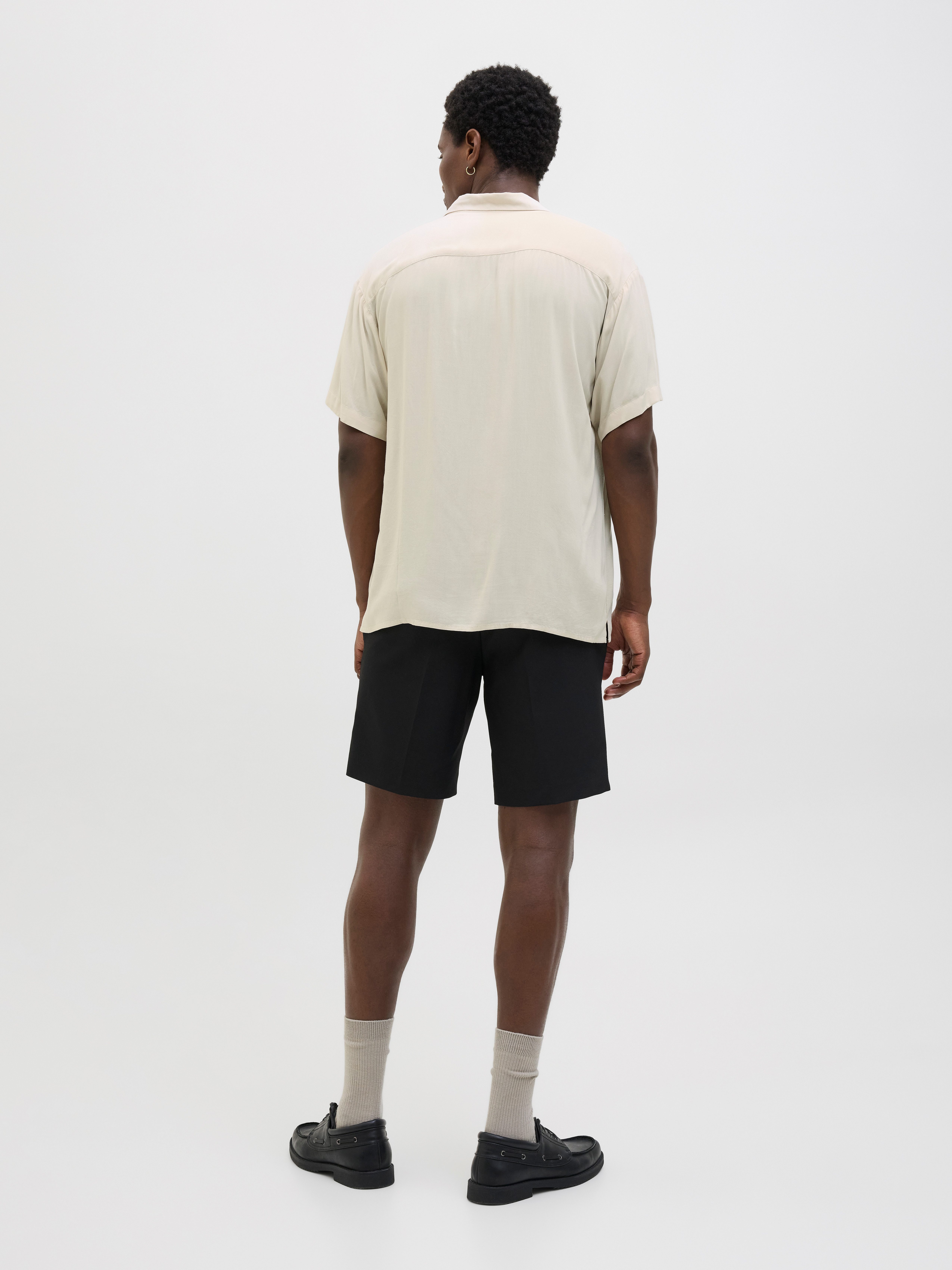 Jack & Jones Overhemd met korte mouwen JJEJEFF SOLID RESORT SHIRT S/S SN