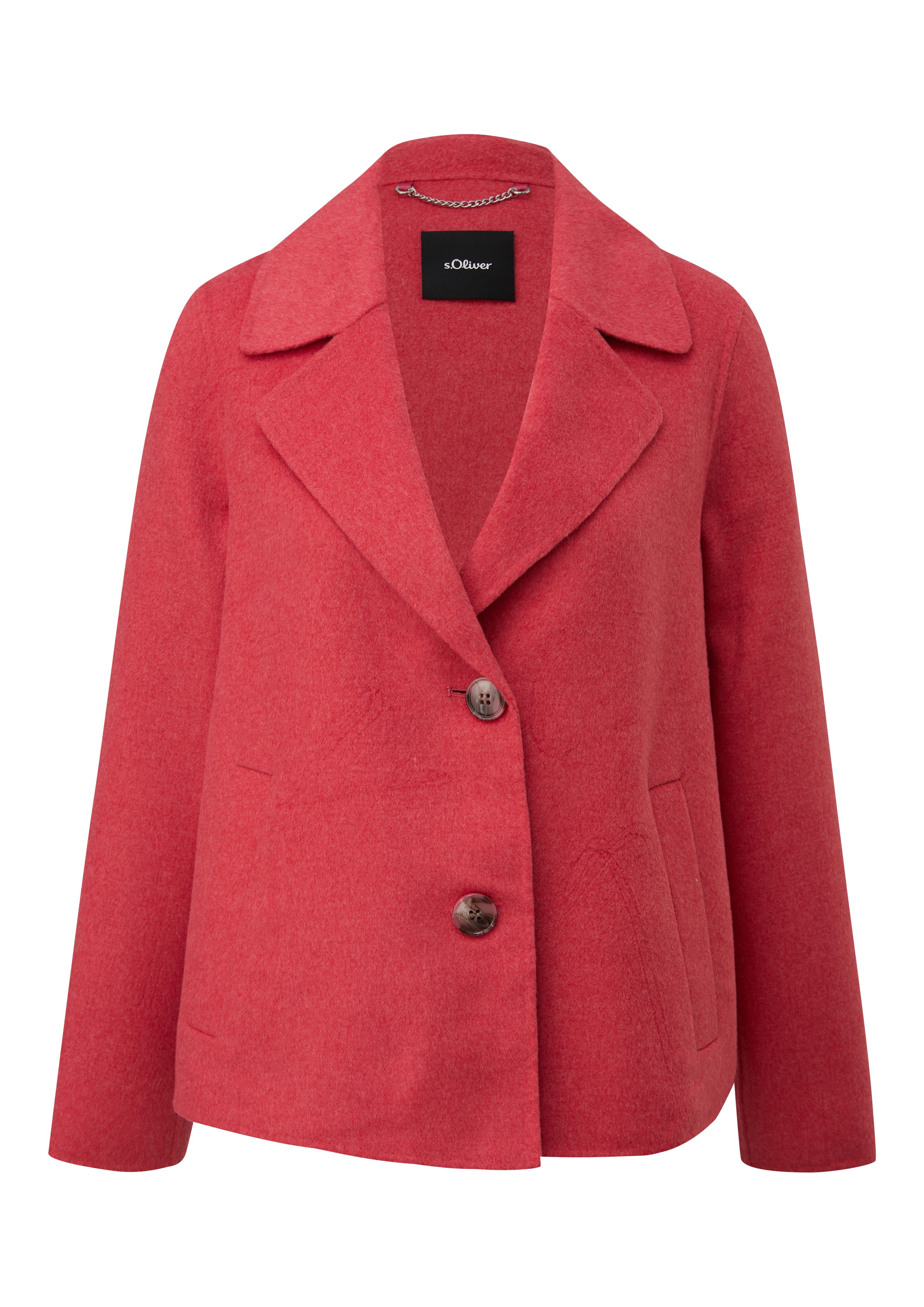 s.Oliver BLACK LABEL Outdoorjack met reverskraag