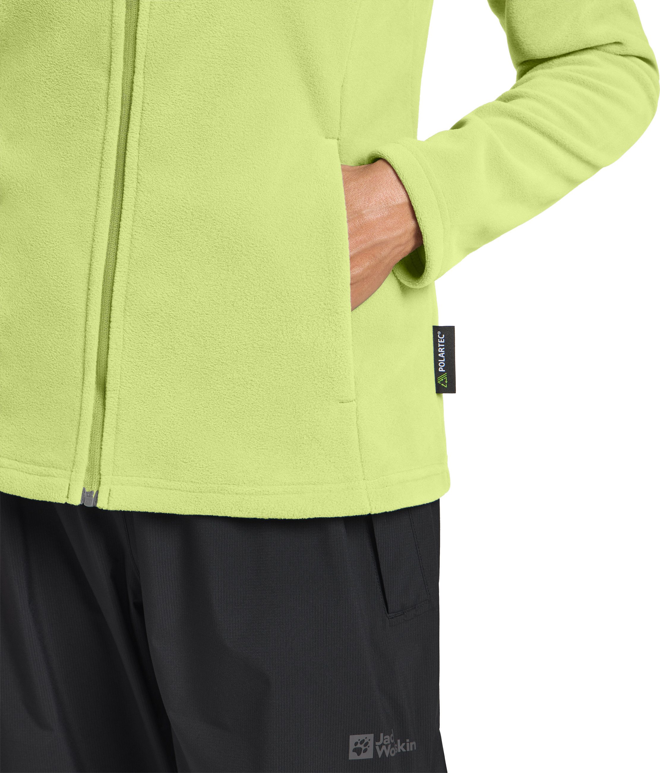 Jack Wolfskin Fleecejack Taunus lichte, rekbare, ademende midlayer