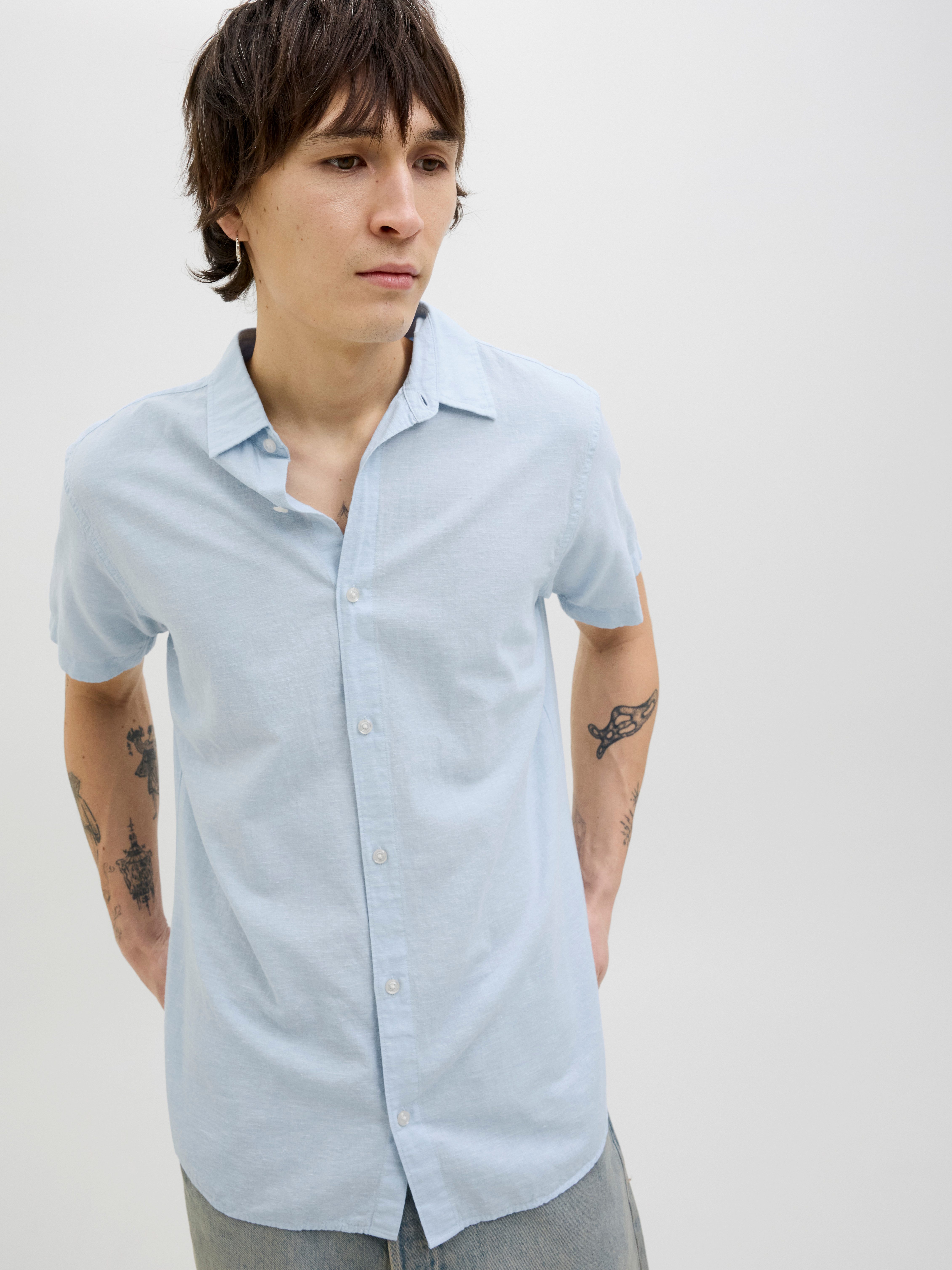 Jack & Jones Overhemd met korte mouwen JJEBREEZE SHIRT SS SN
