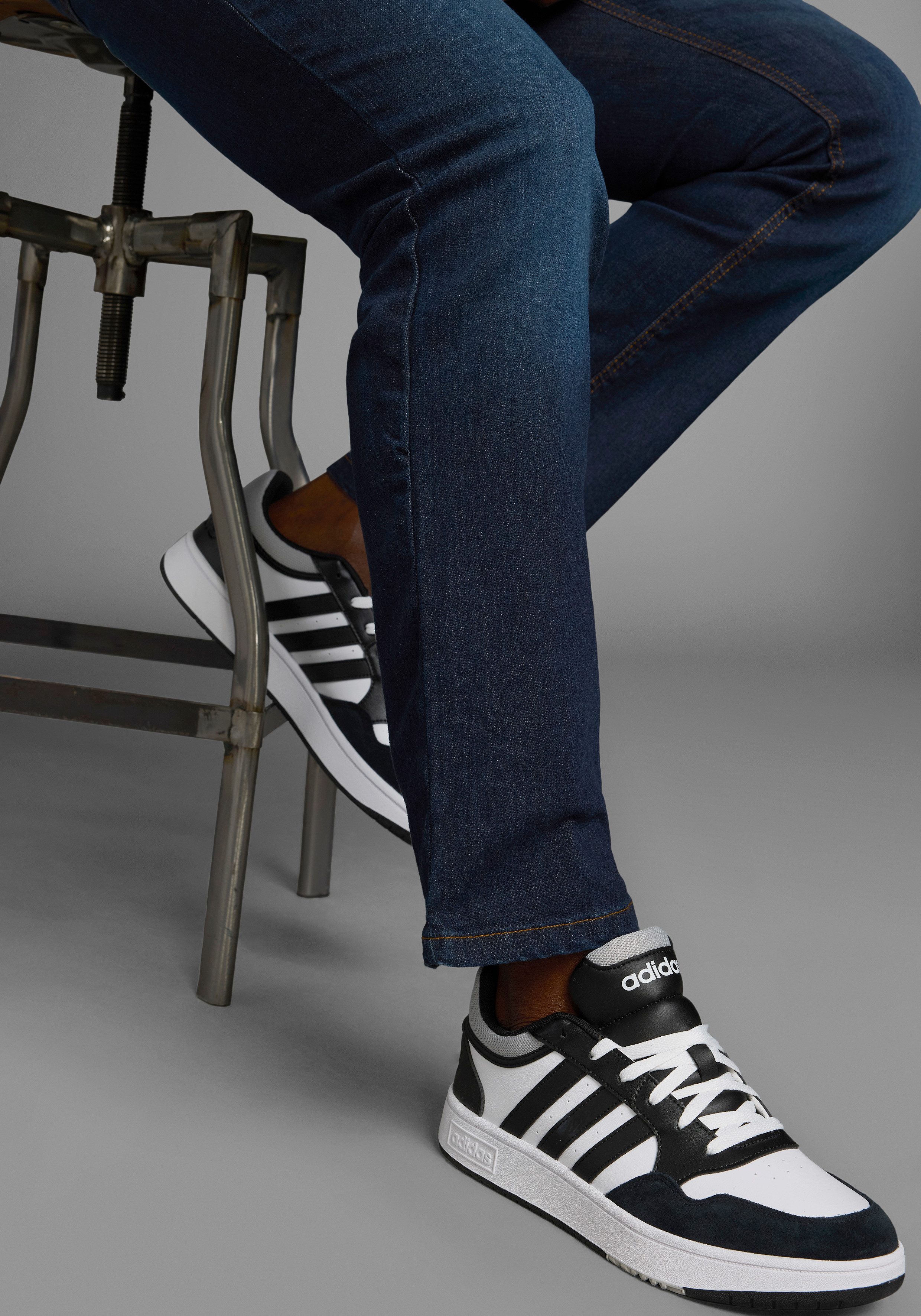 Arizona Stretch jeans rechte pijp, lage taillehoogte, met riemlussen