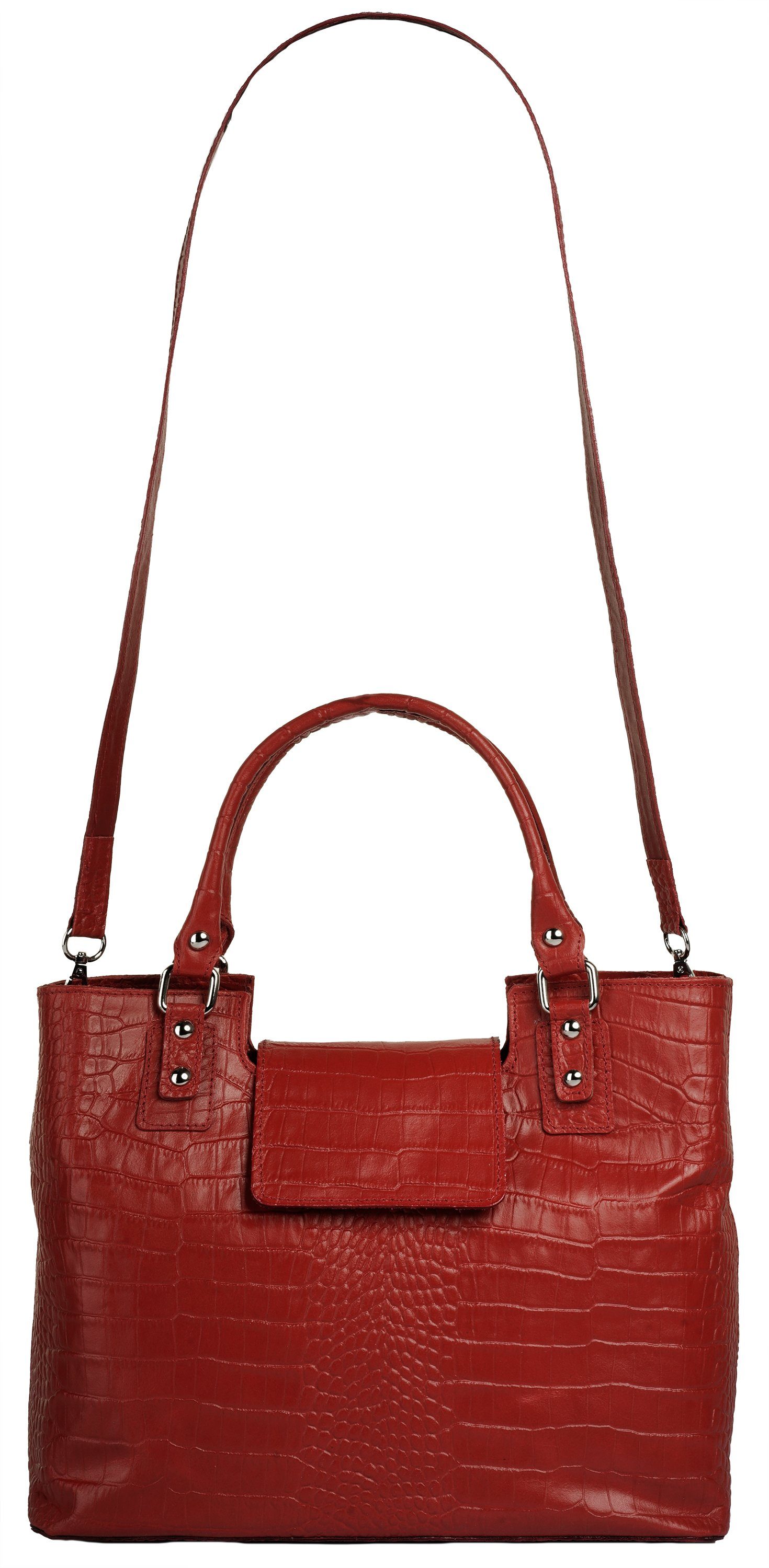 Cluty Tas echt leer, made in italy