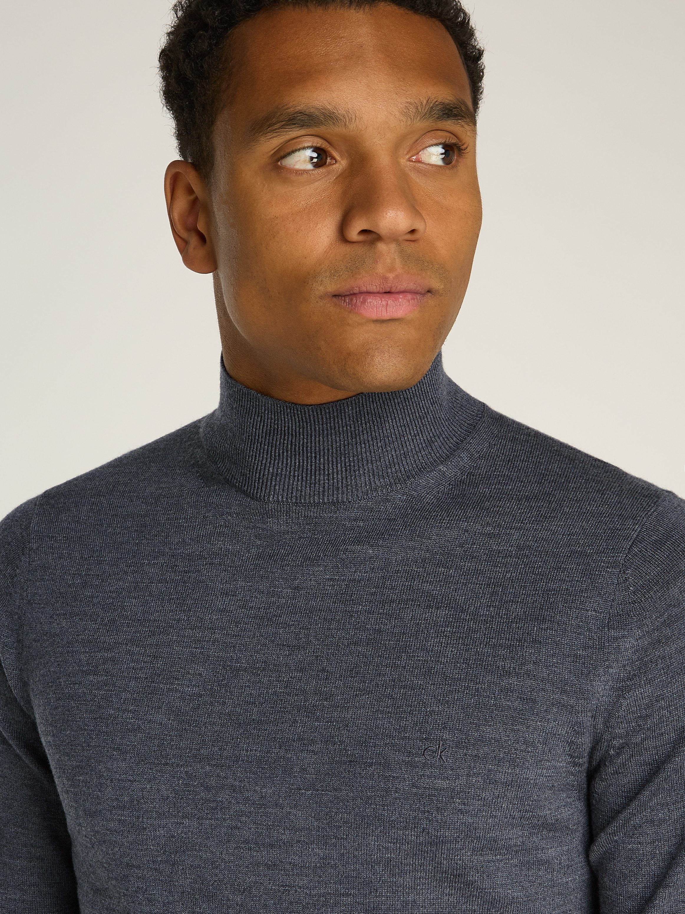 Calvin Klein Coltrui MERINO MOCK NECK SWEATER