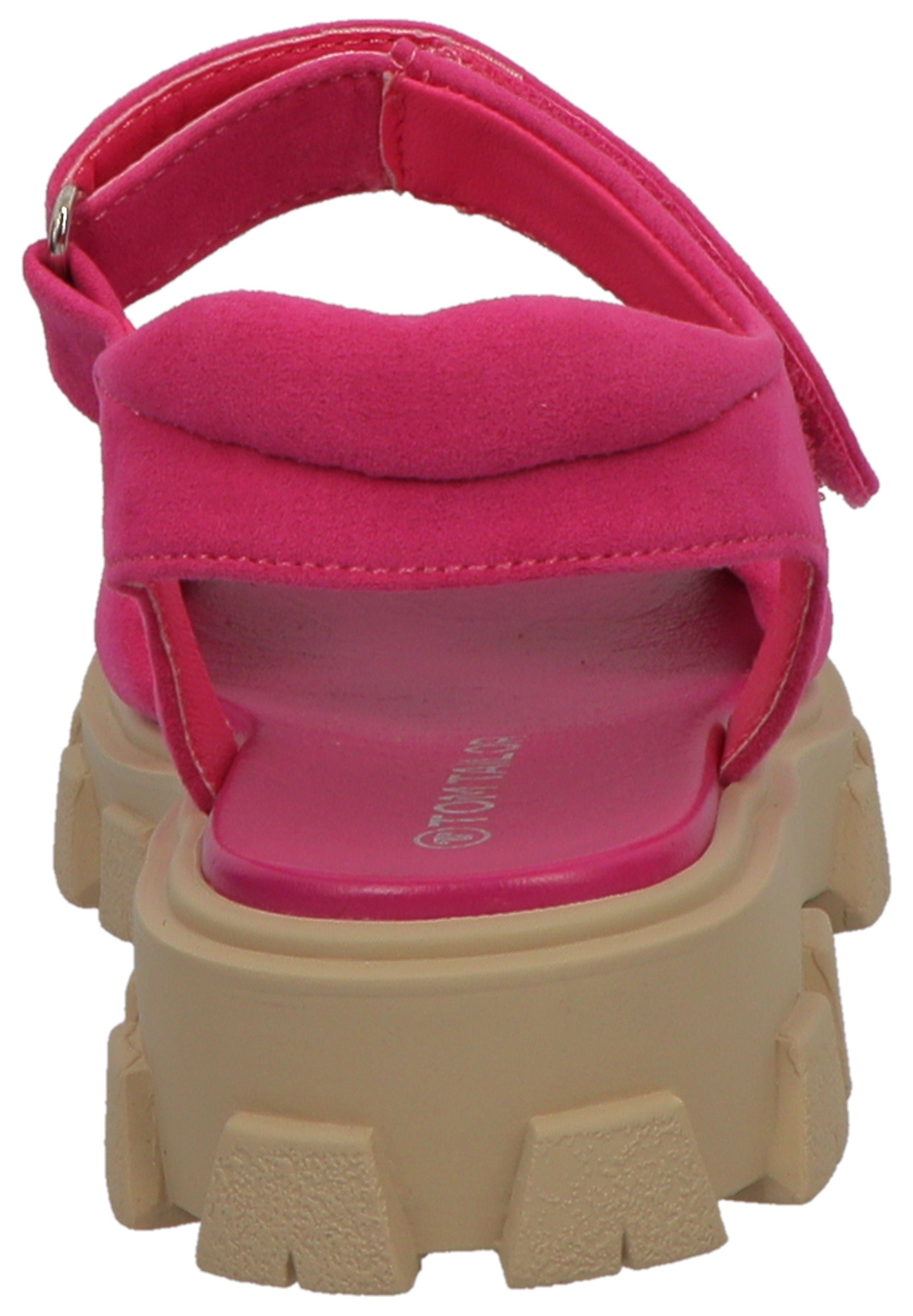 Tom Tailor Sandalen plateau, zomerschoen, sandaal met praktische klittenband