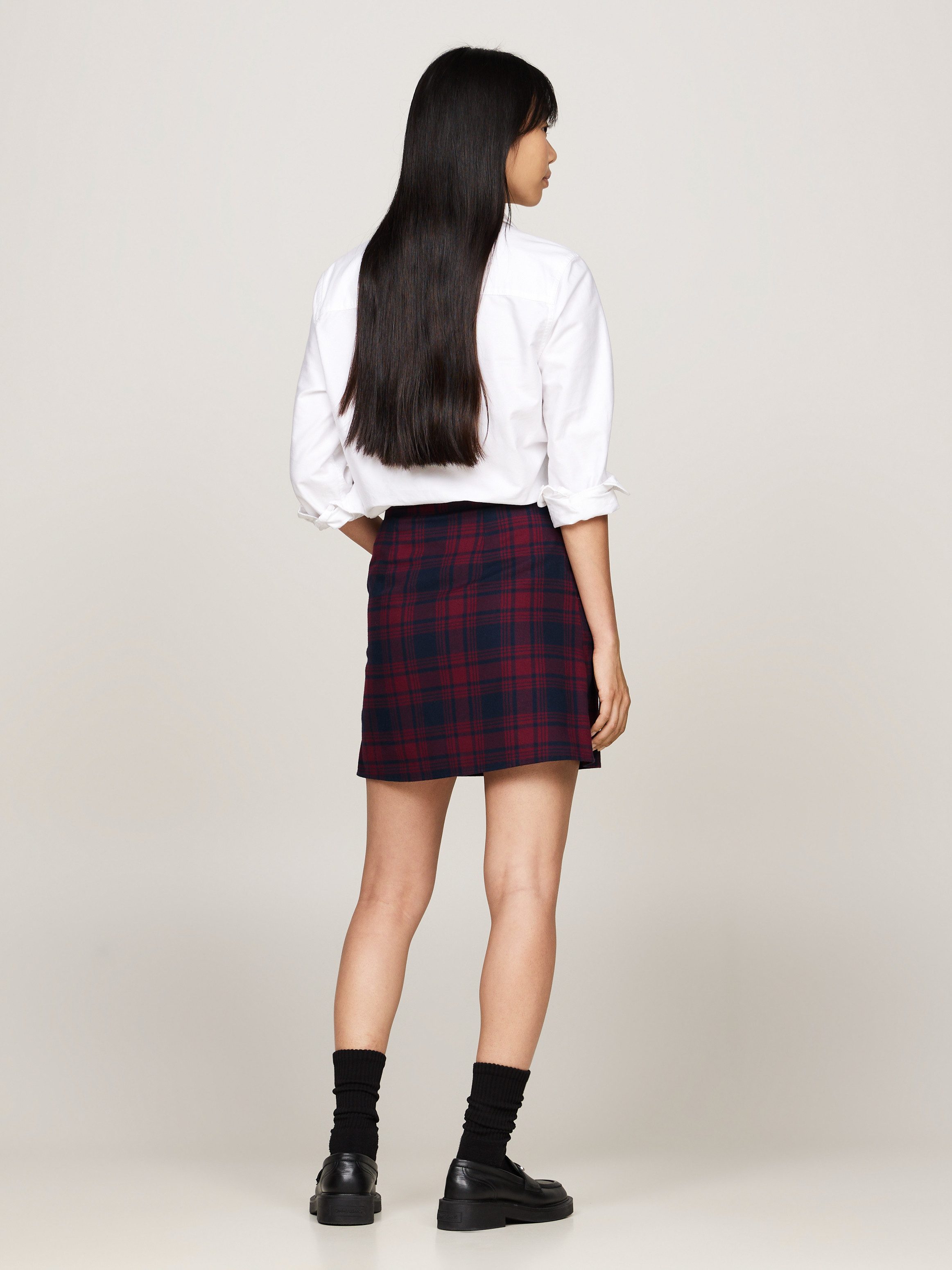 TOMMY JEANS Minirok TJW CHECK MINI SKIRT in modieus ruitdessin