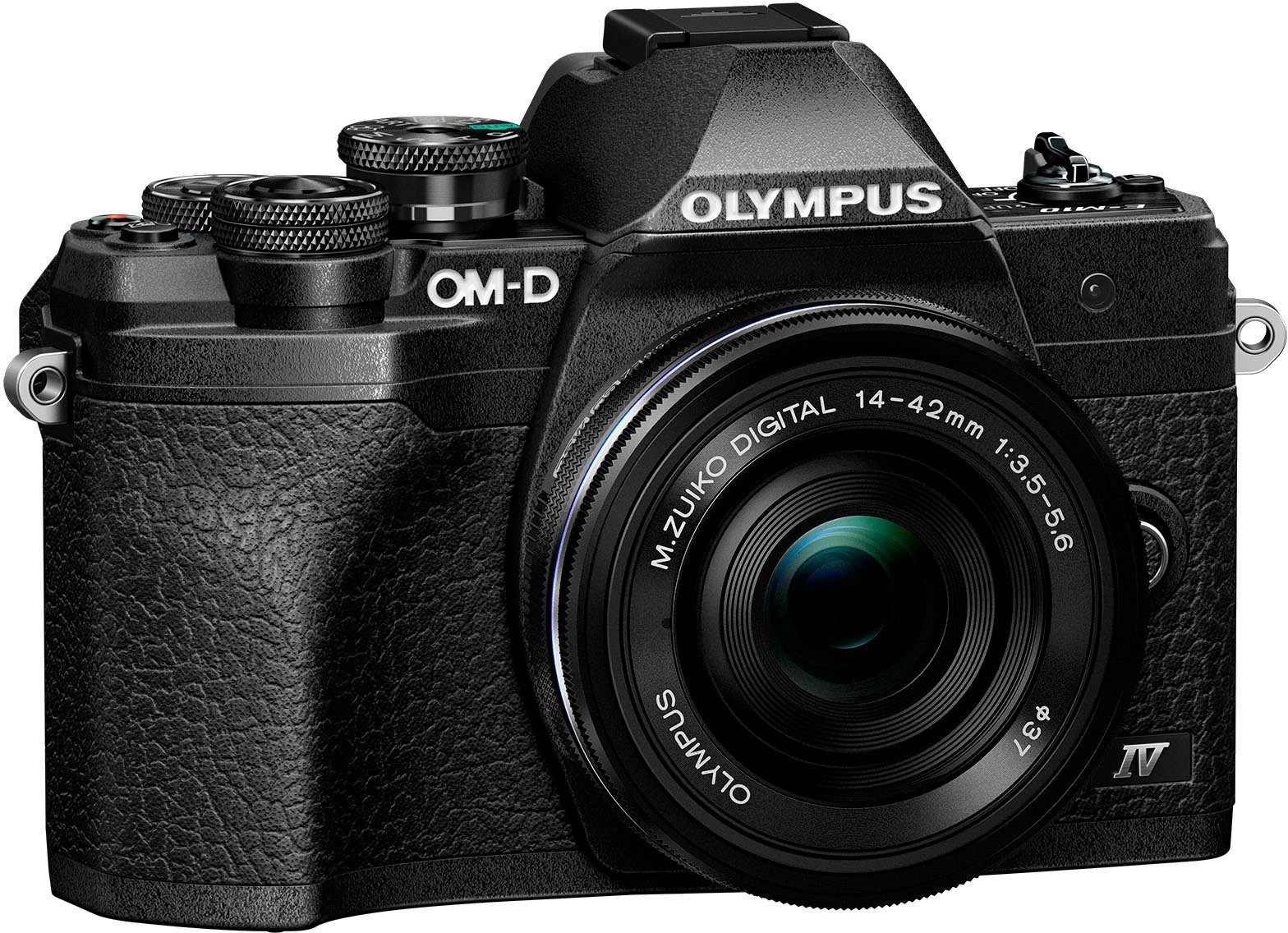Olympus Systeemcamera E-M10 Mark IV + bls-50, f-5ac usb-ac-adapter, usb cable, shoulder strap