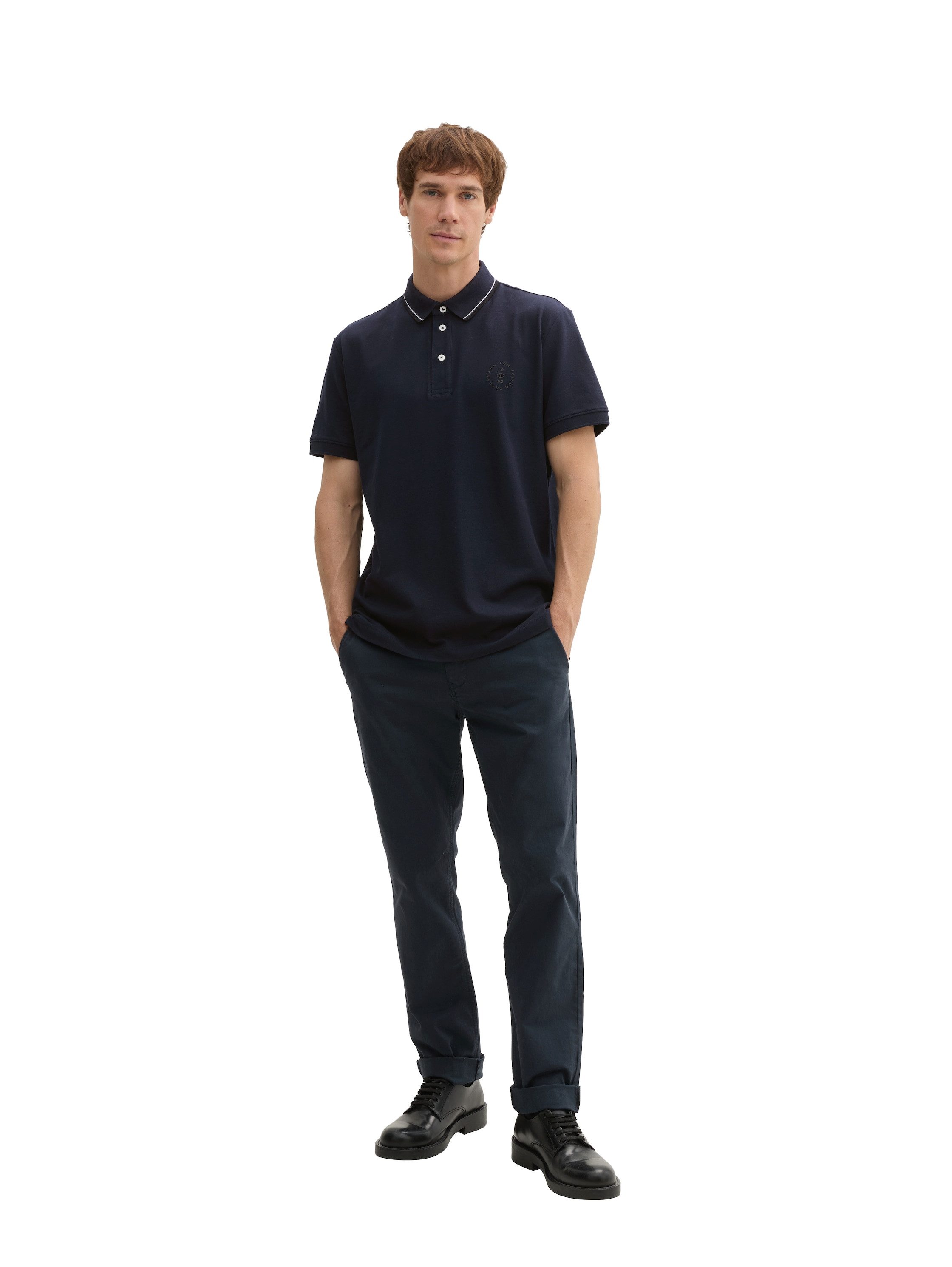 Tom Tailor Poloshirt met logoprint
