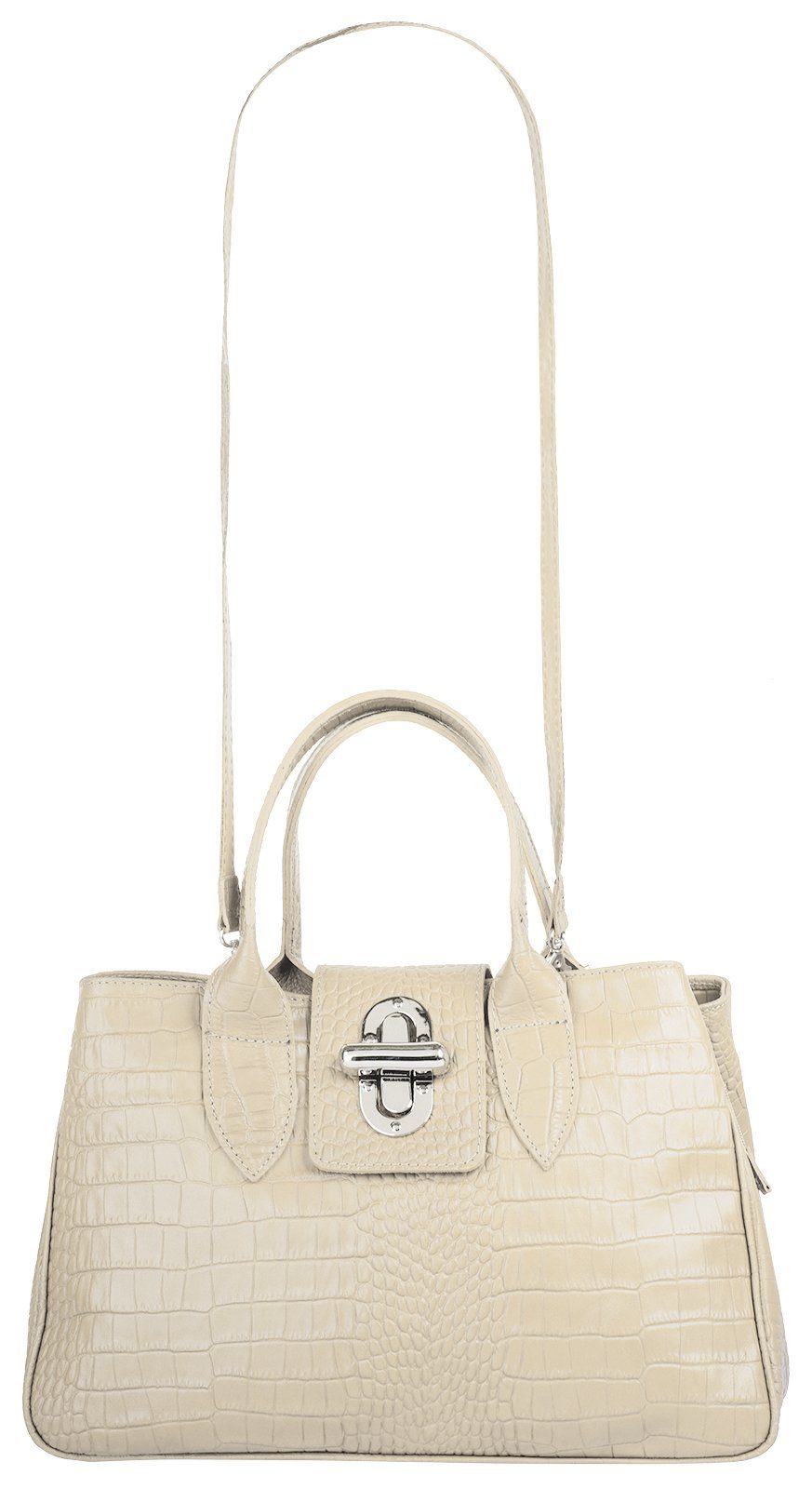 Cluty Tas echt leer, made in italy (1-delig)