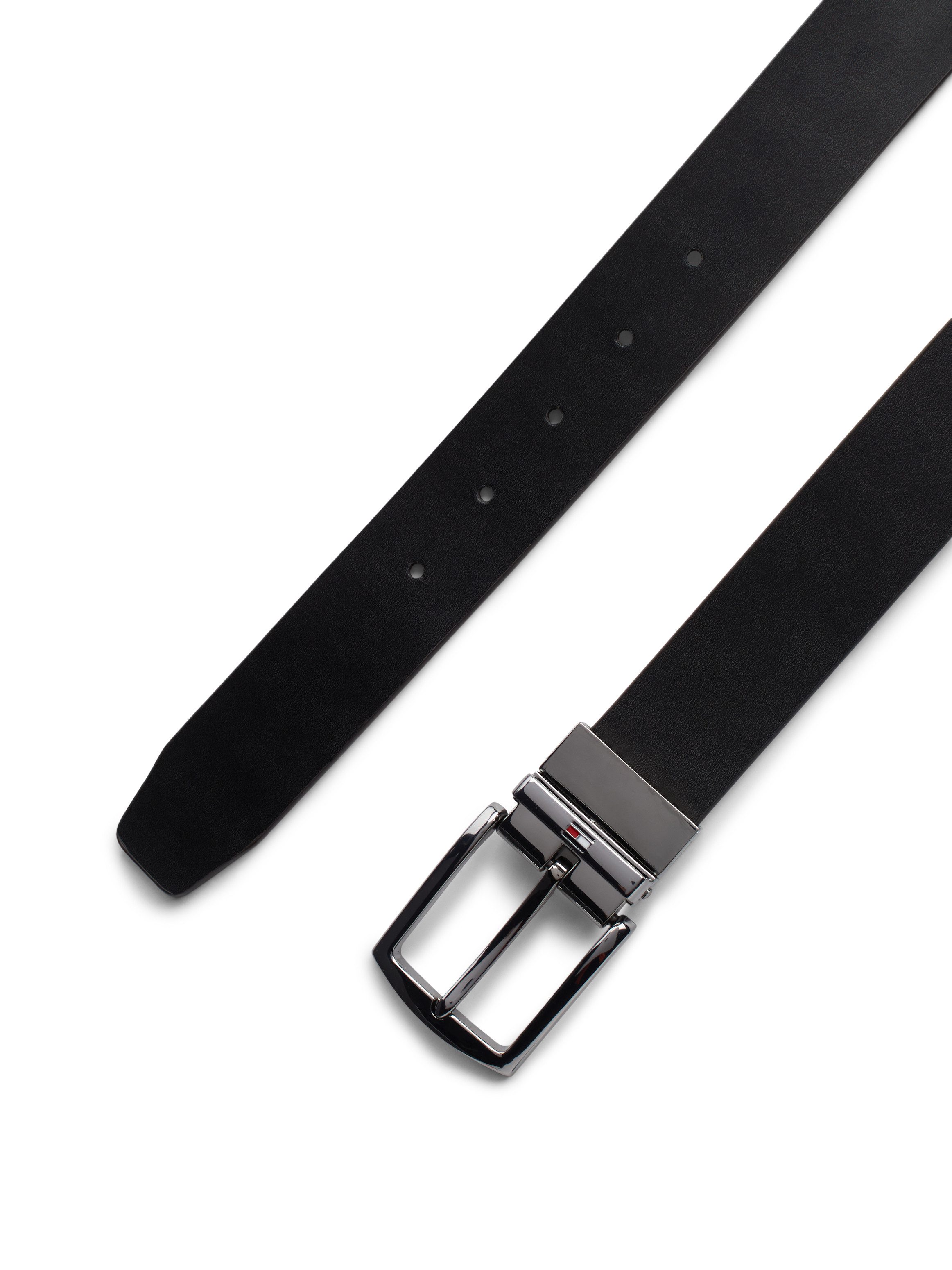 Tommy Hilfiger Leren riem Denton Rev. 3.5 cm met gestempeld logo