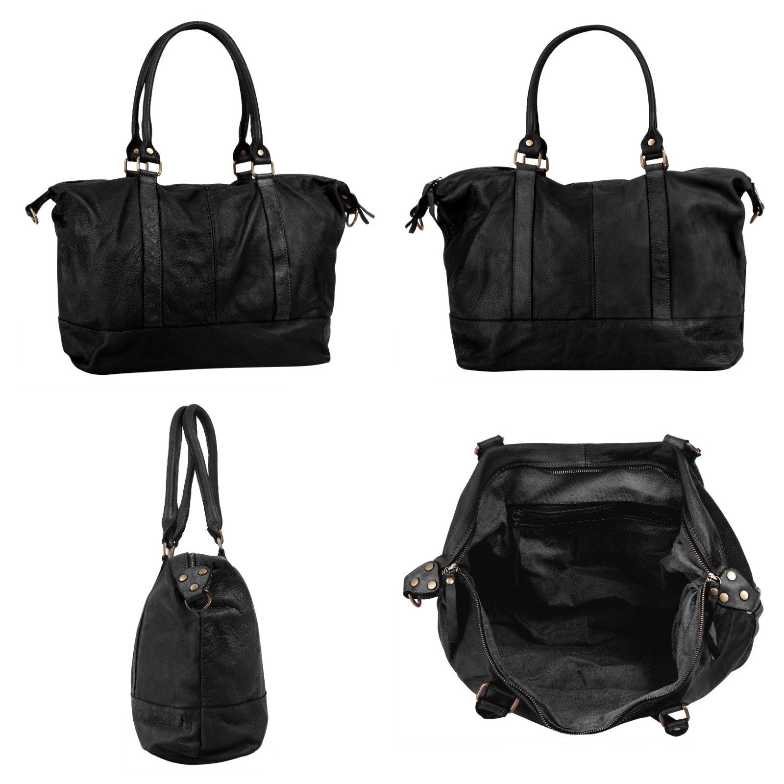 Samantha Look Reistas echt leer, made in italy