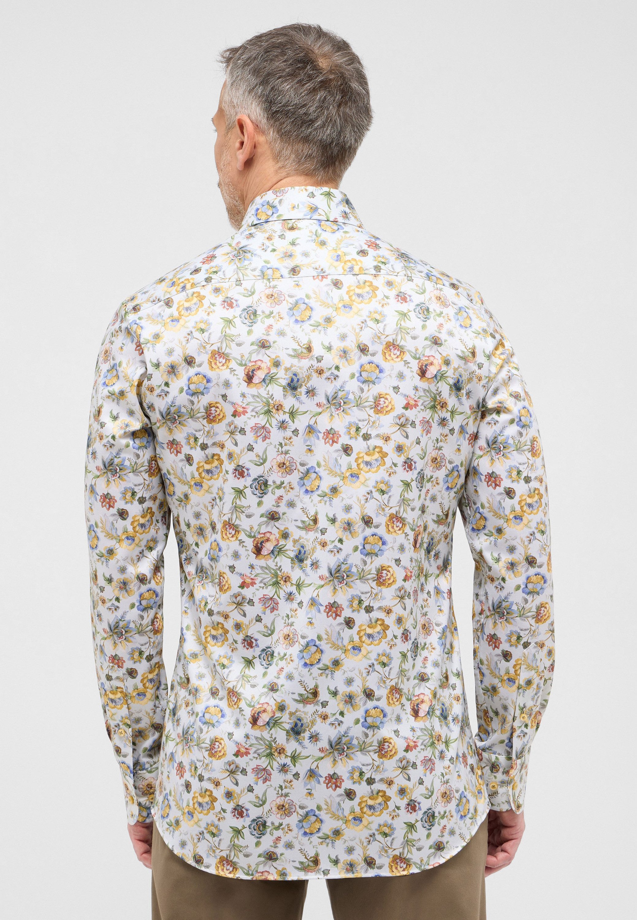 Eterna Overhemd met lange mouwen Slim fit NON IRON (strijkvrij)