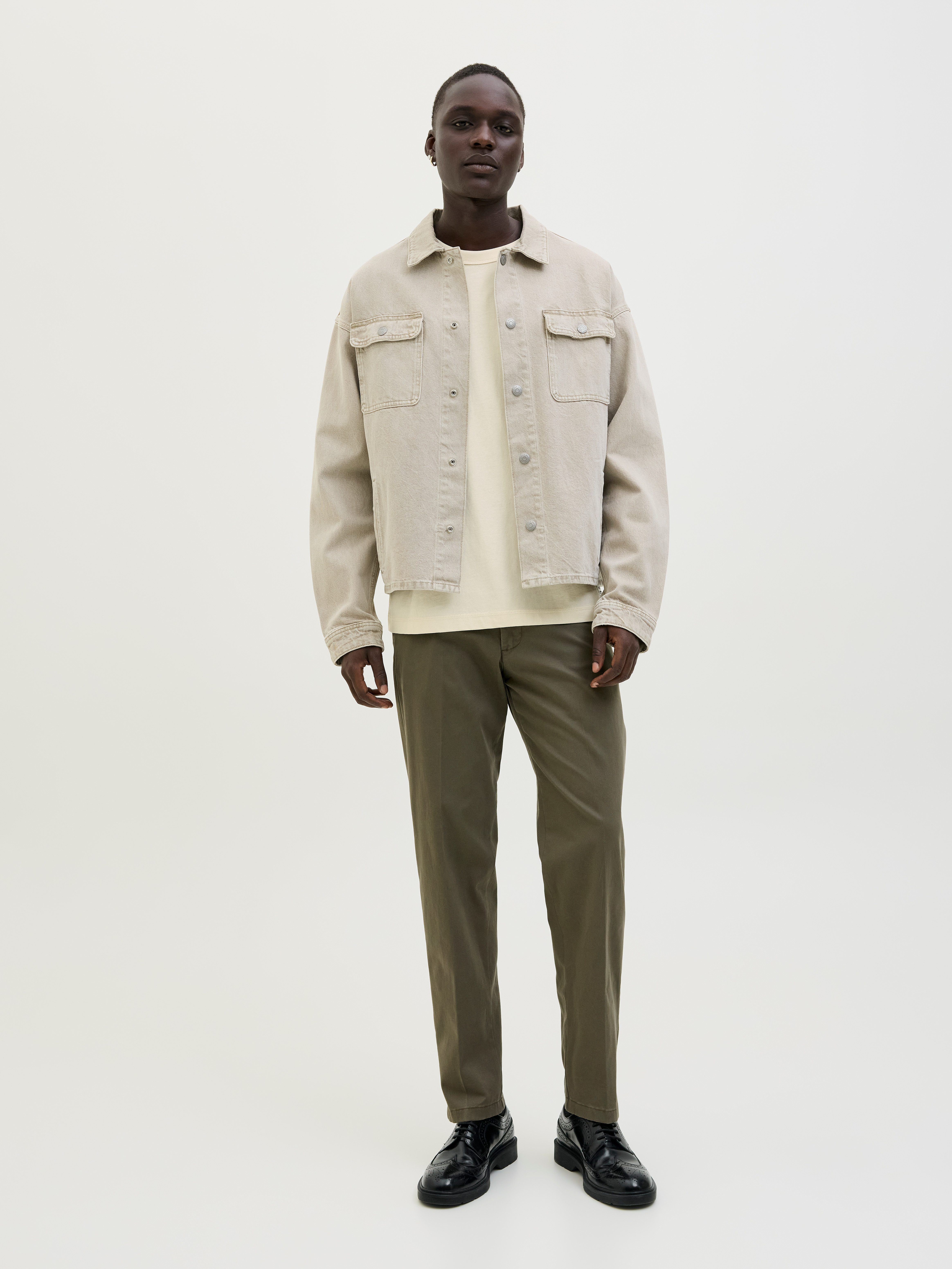 Jack & Jones Shirt met ronde hals JJEDOVER TEE SS CREW NECK