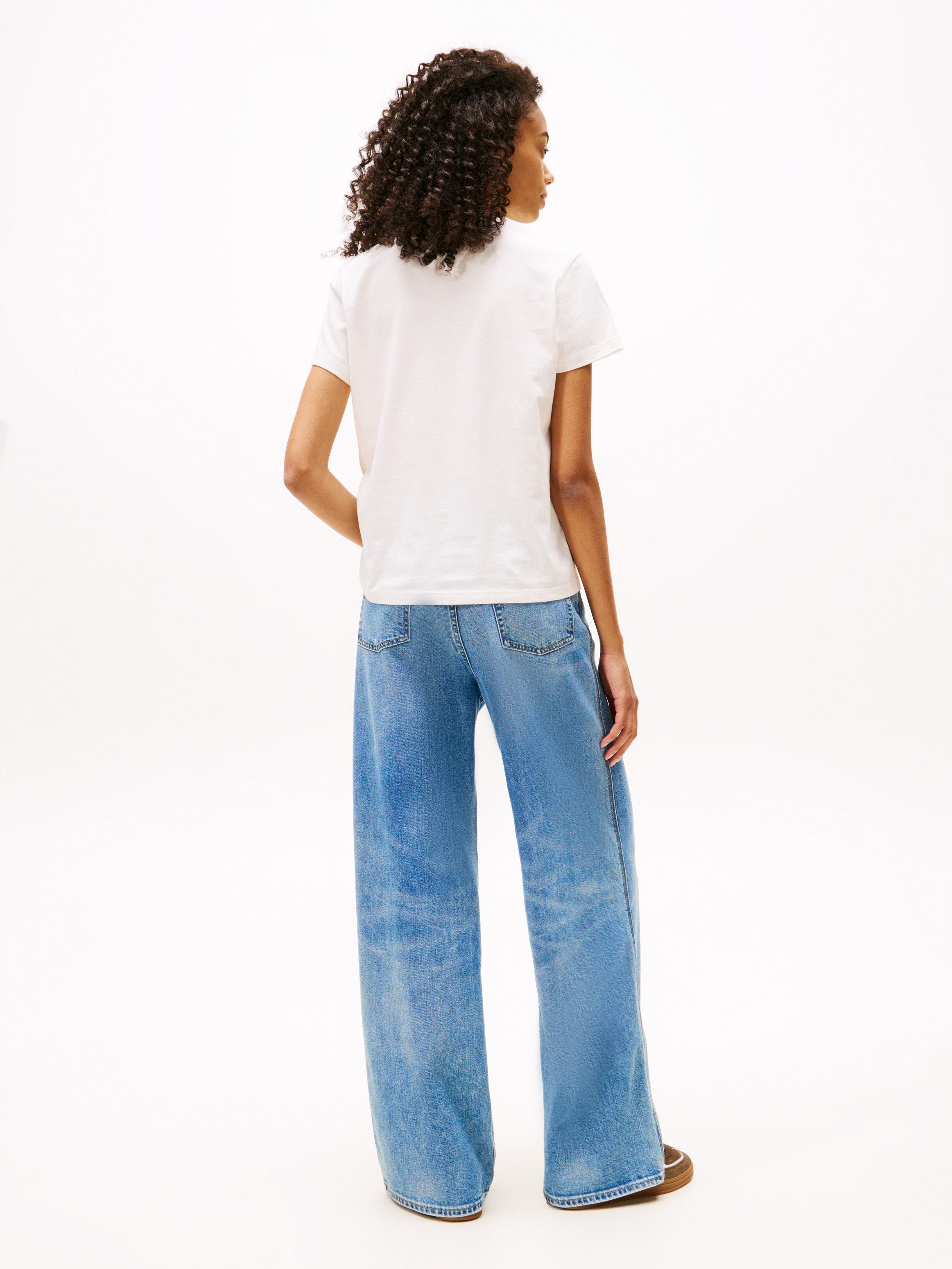 TOMMY JEANS Shirt met korte mouwen TJW REG LINEAR SS TEE