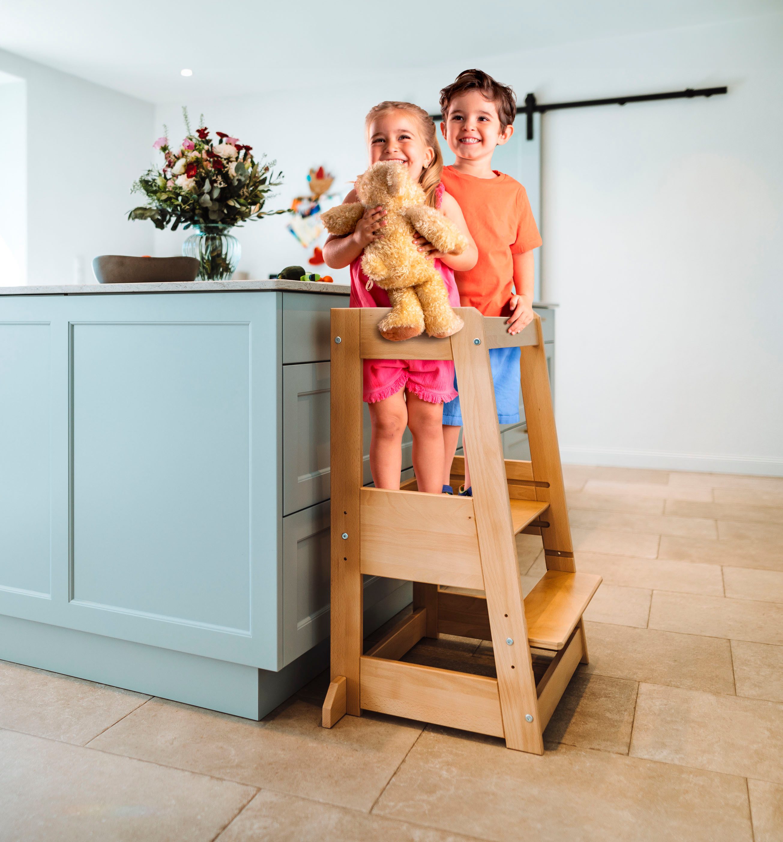 tiSsi® Stahulp Tweeledige leertoren, natuur