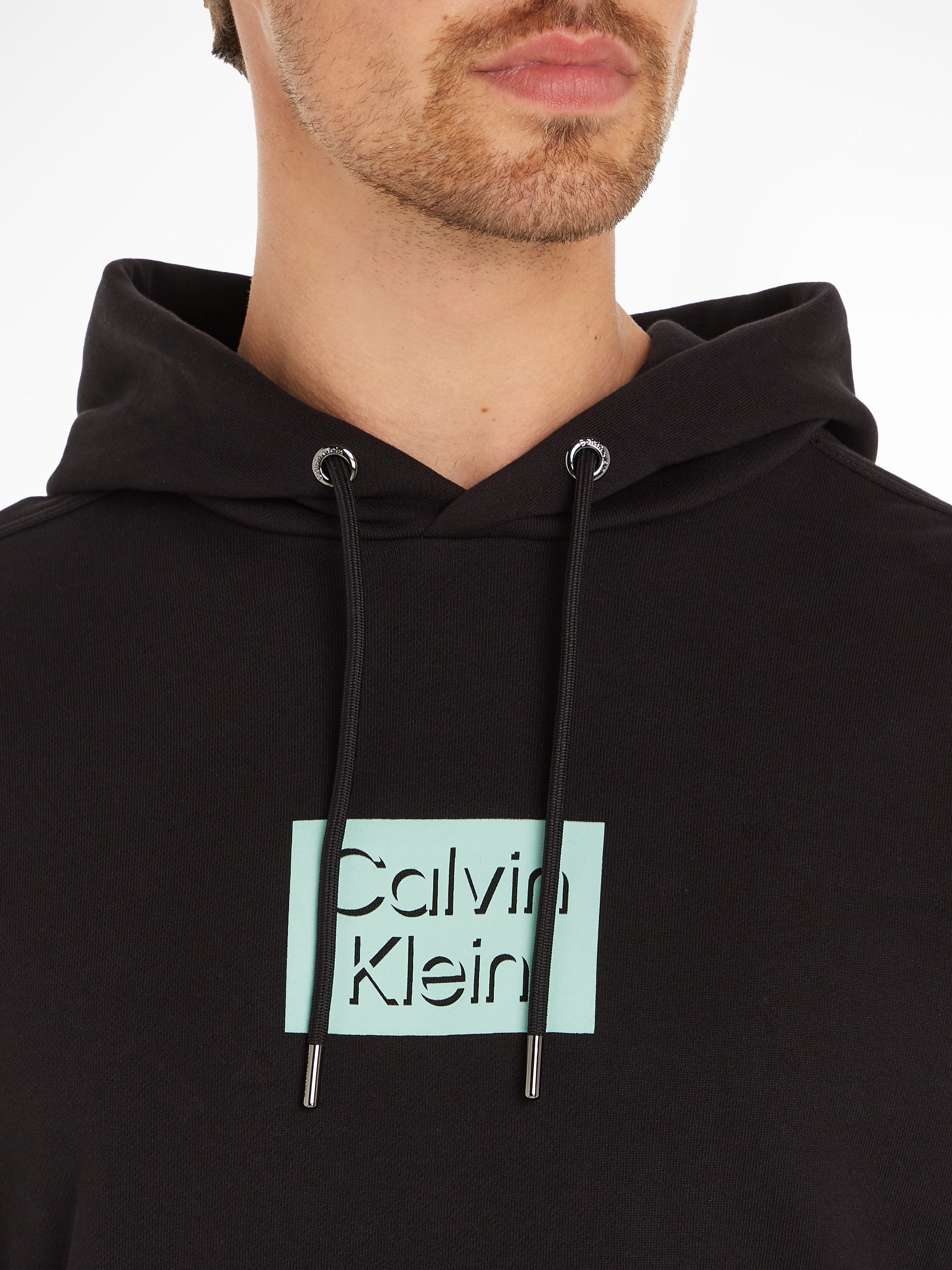 Calvin Klein Hoodie CUT OUT SHADOW LOGO HOODIE