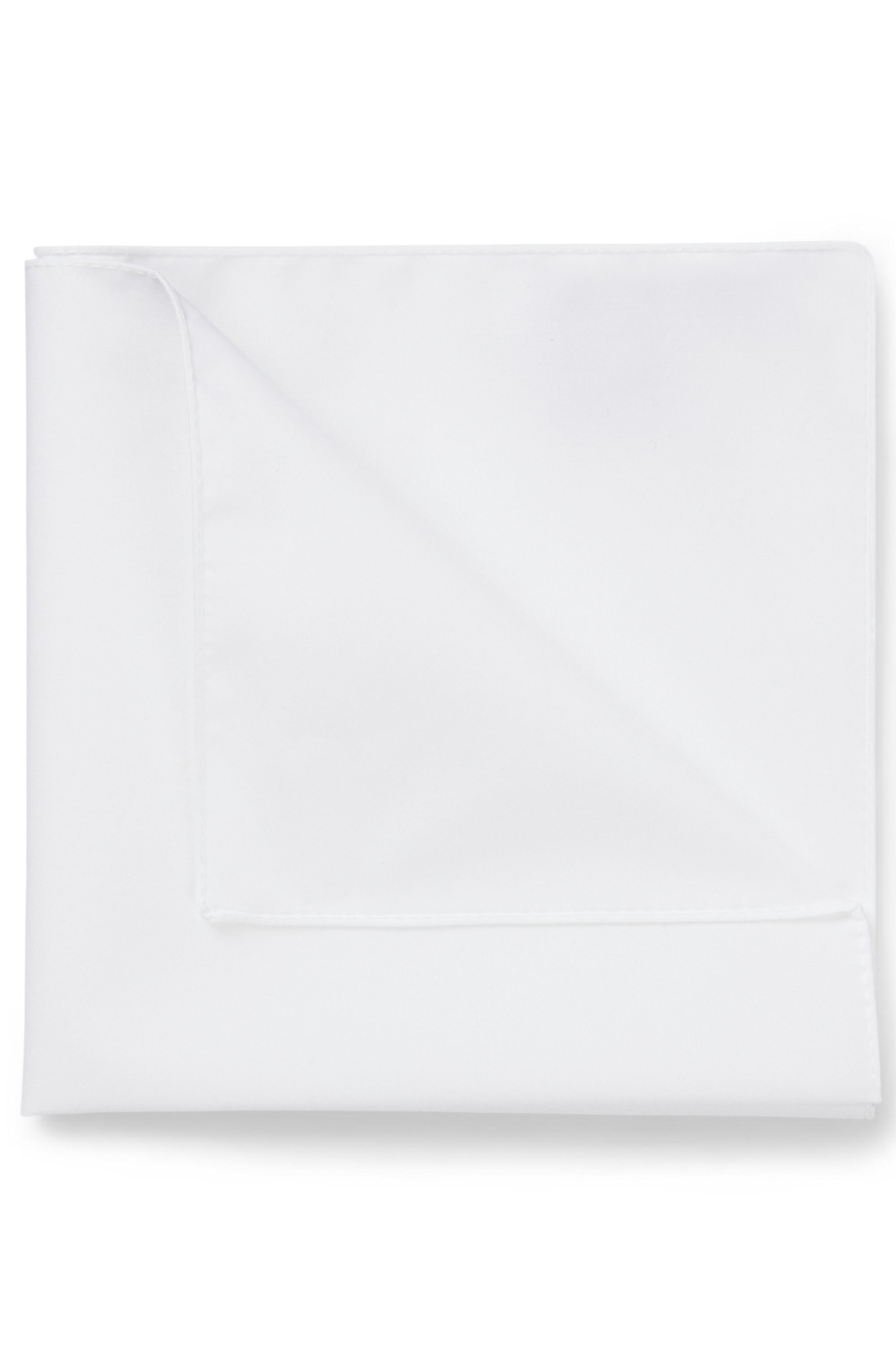 Boss Pochet H-POCKET SQUARE met strijkvrij afwerking