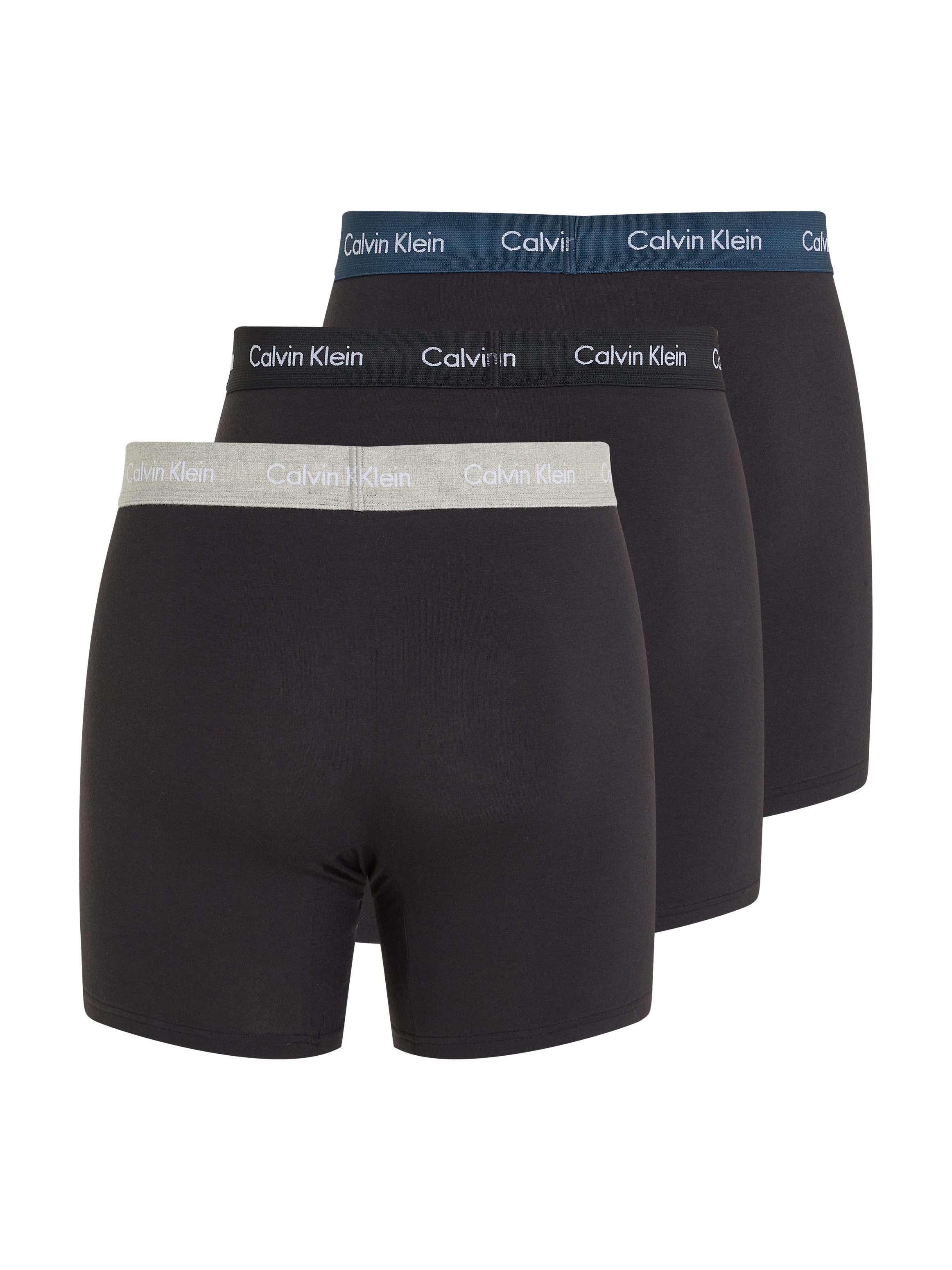 Calvin Klein Boxershort CK lange boxer met langere pijpen (set 3 stuks)