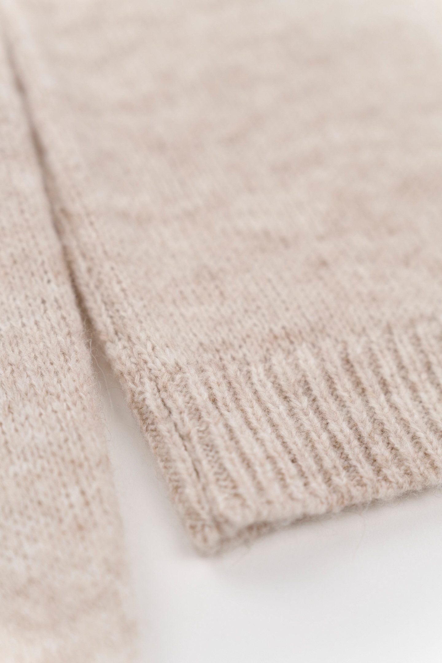 Bugatti Trui met ronde hals van alpaca-wolmix